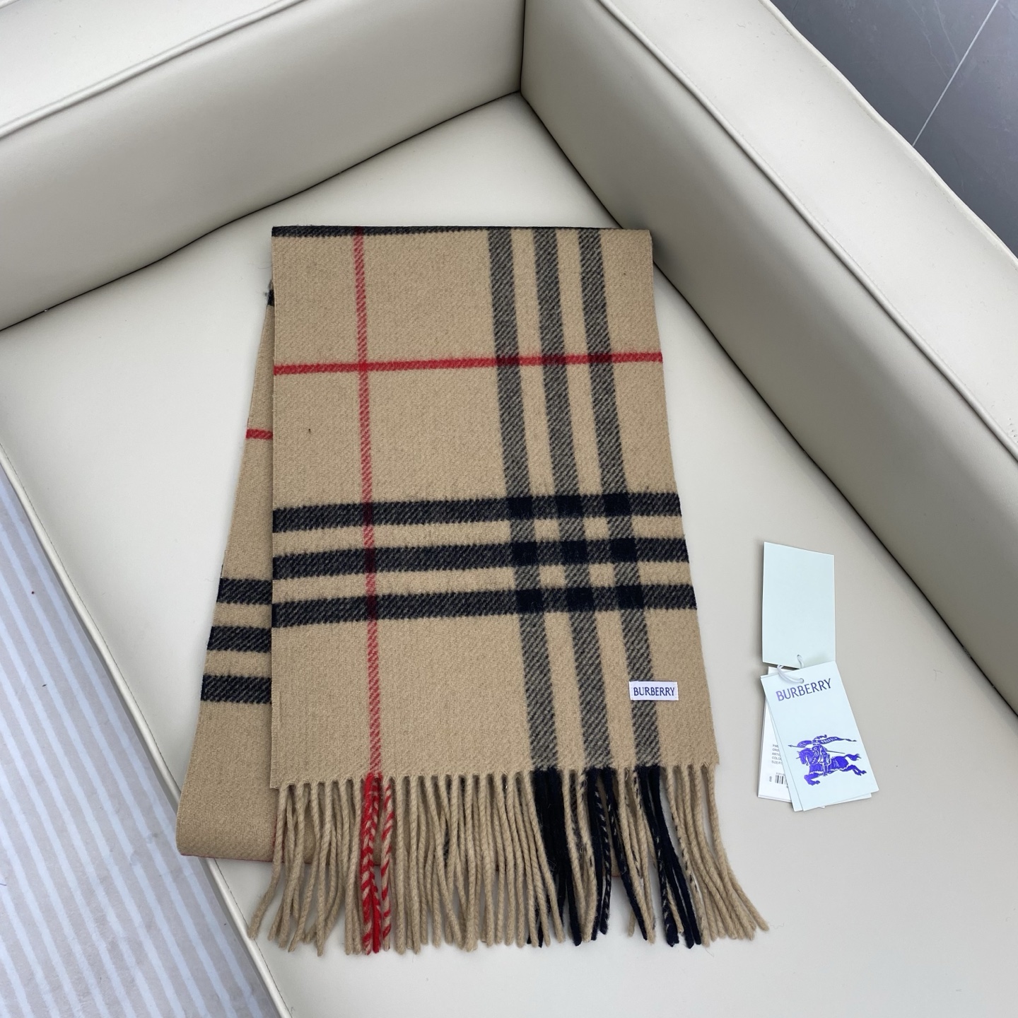 Burbe*rry Scarf-220*32CM