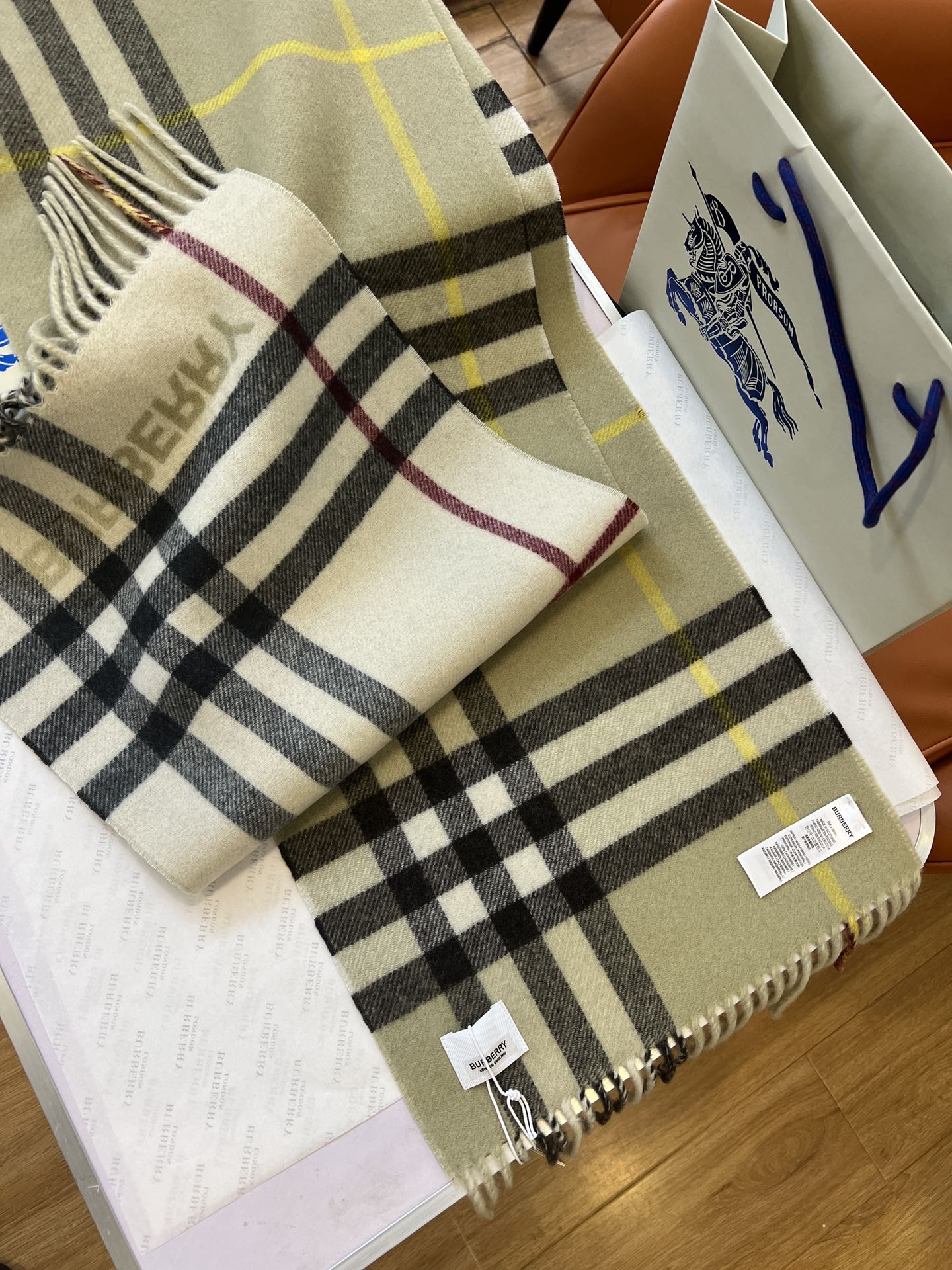 Burbe*rry Scarf-30*168CM