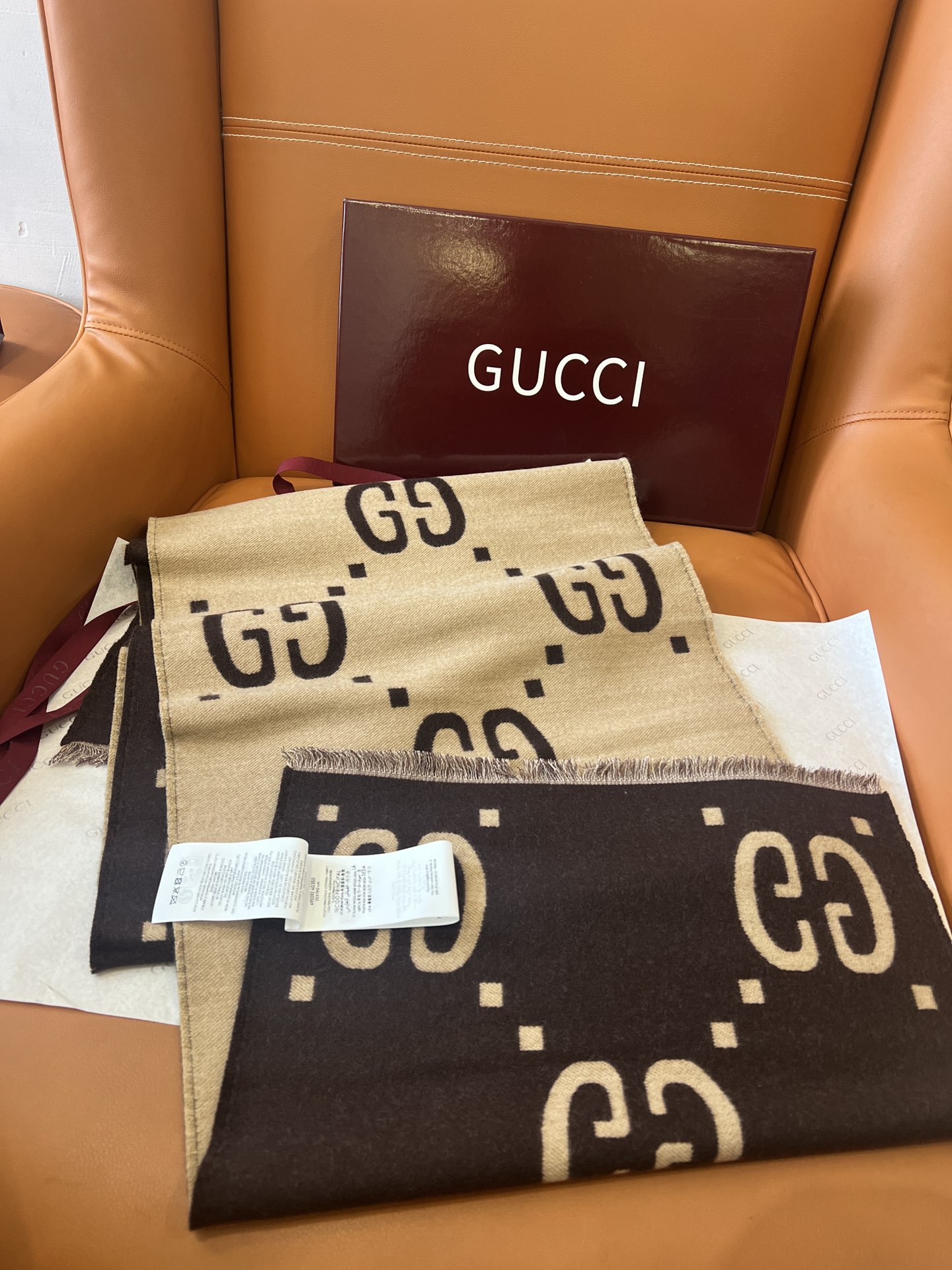 Gucc* Scarf-35*190CM