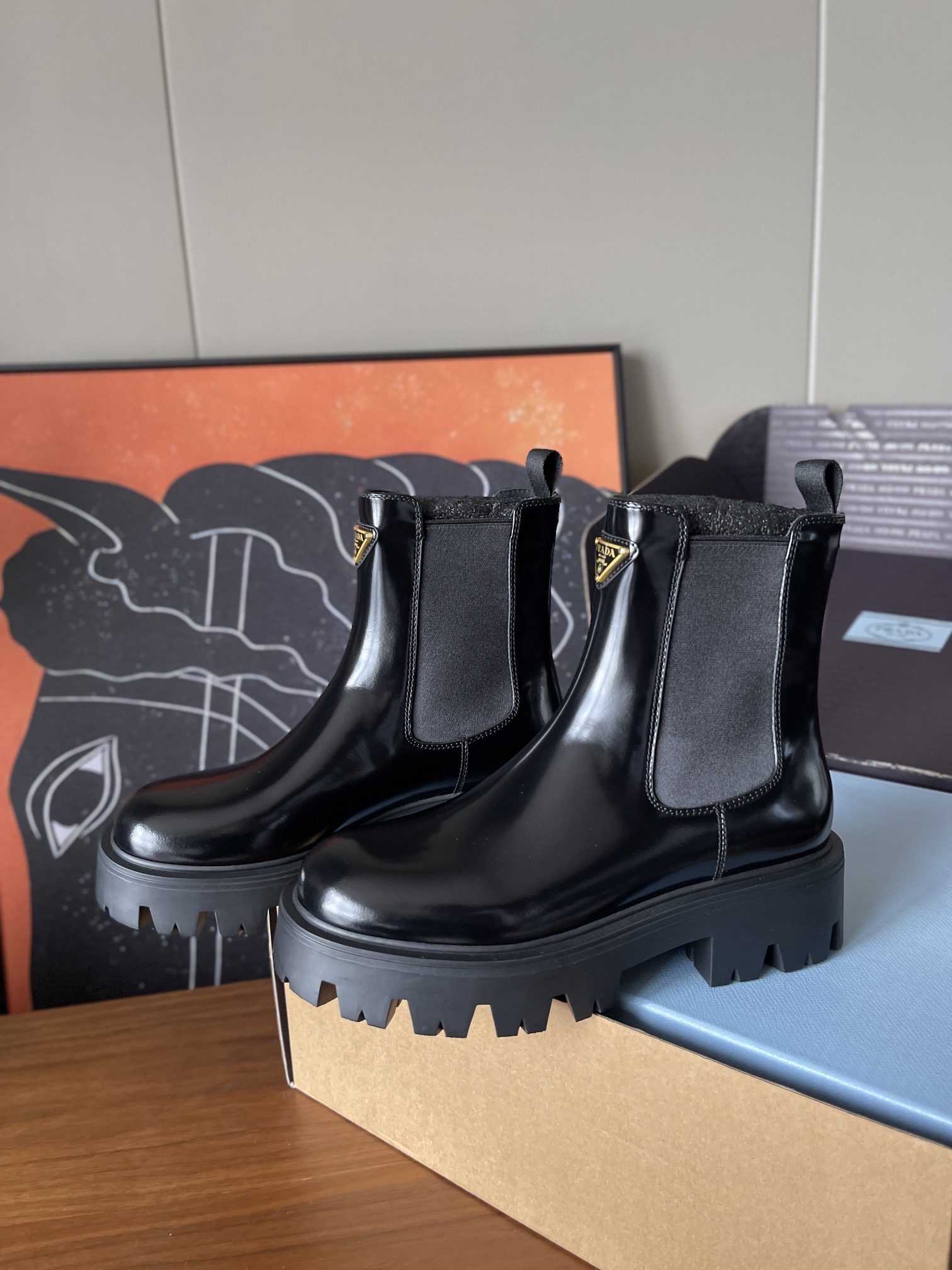 Prad*a 2025ss  Boots（EU35-41)