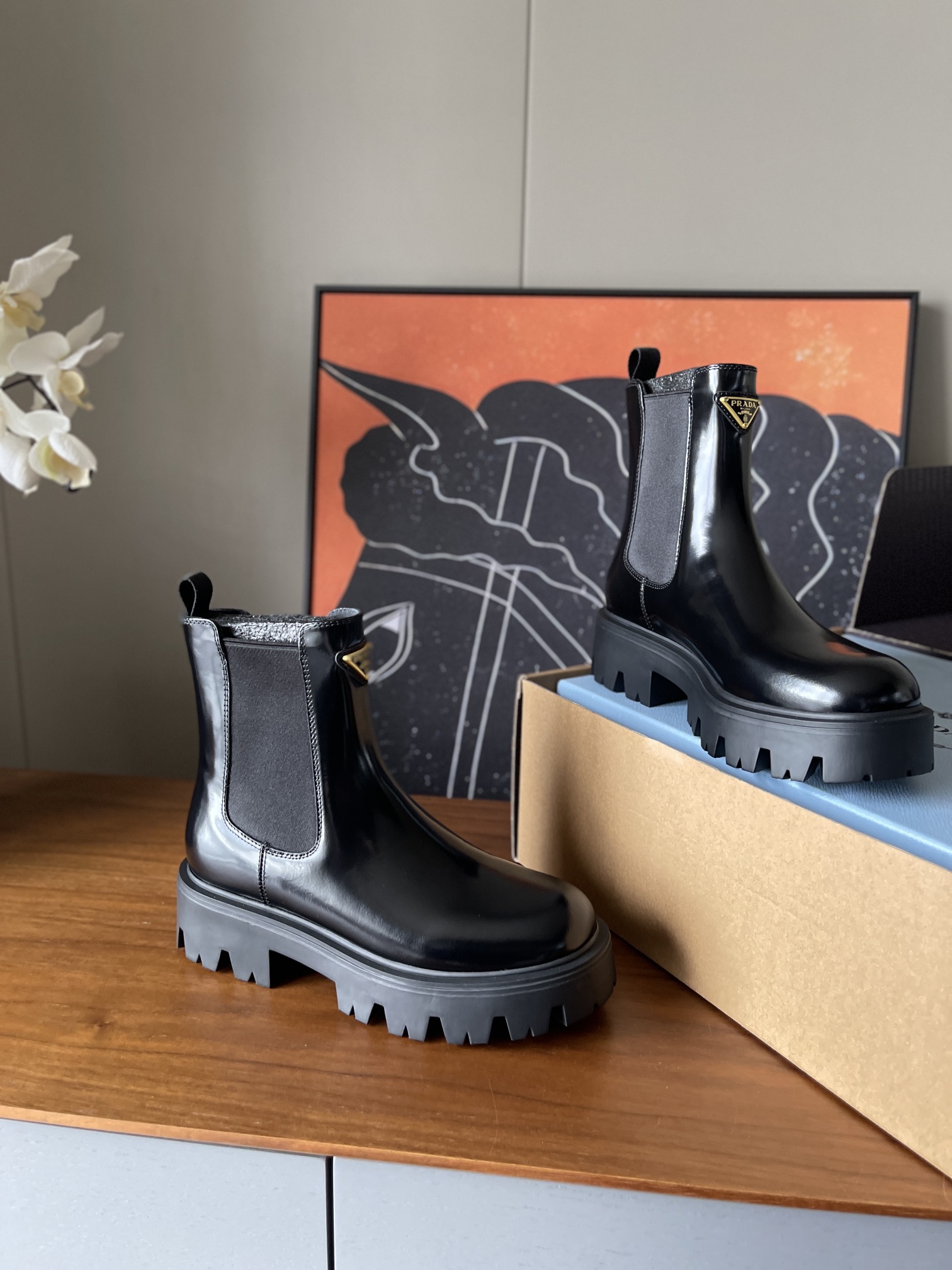 Prad*a 2025ss  Boots（EU35-41)