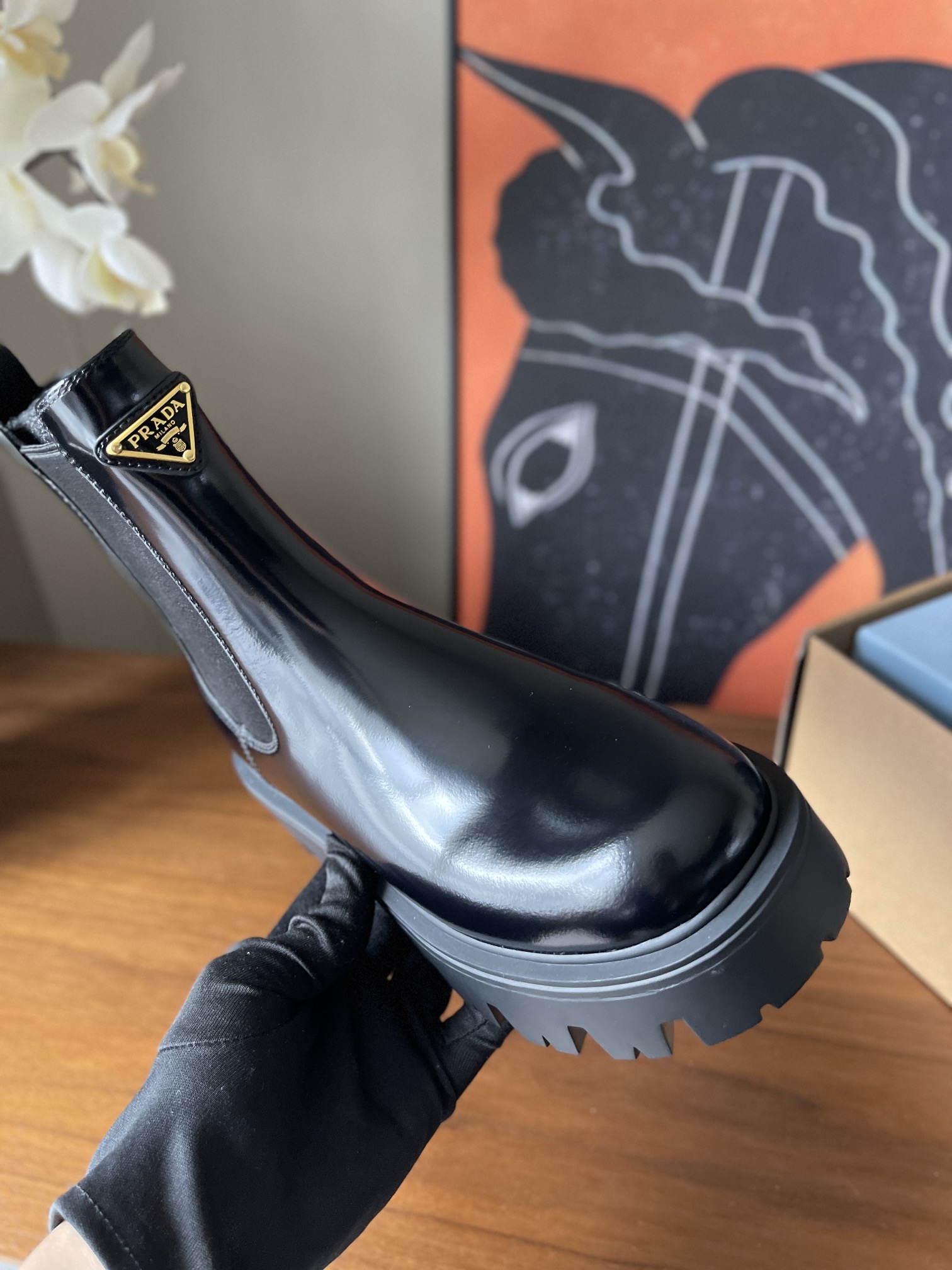 Prad*a 2025ss  Boots（EU35-41)