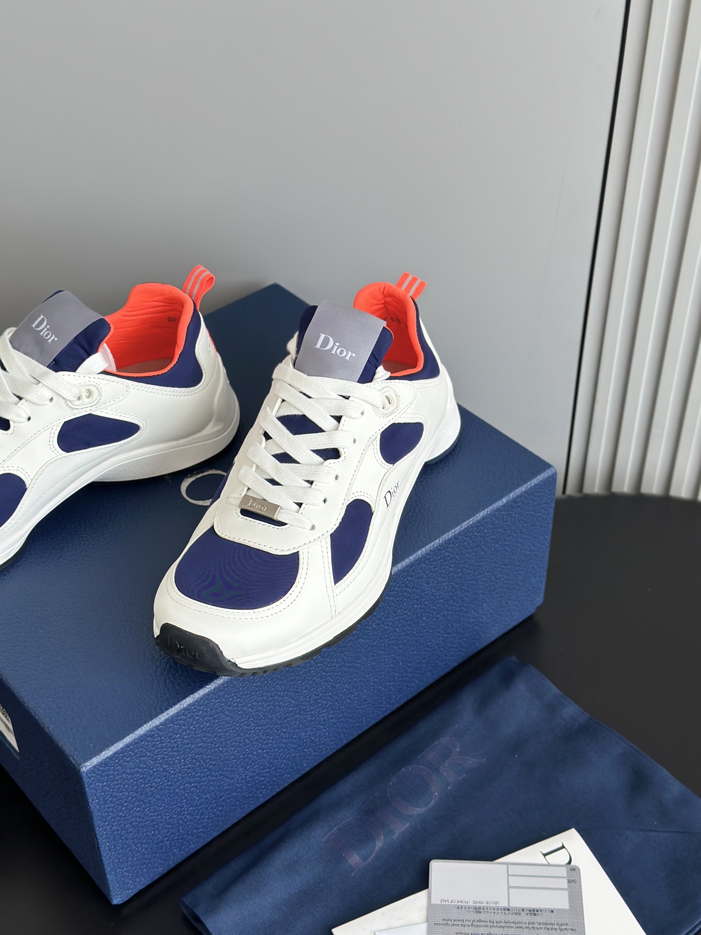 D*ior Mile Runner Neoprene Suede Sneaker（EU35-46）