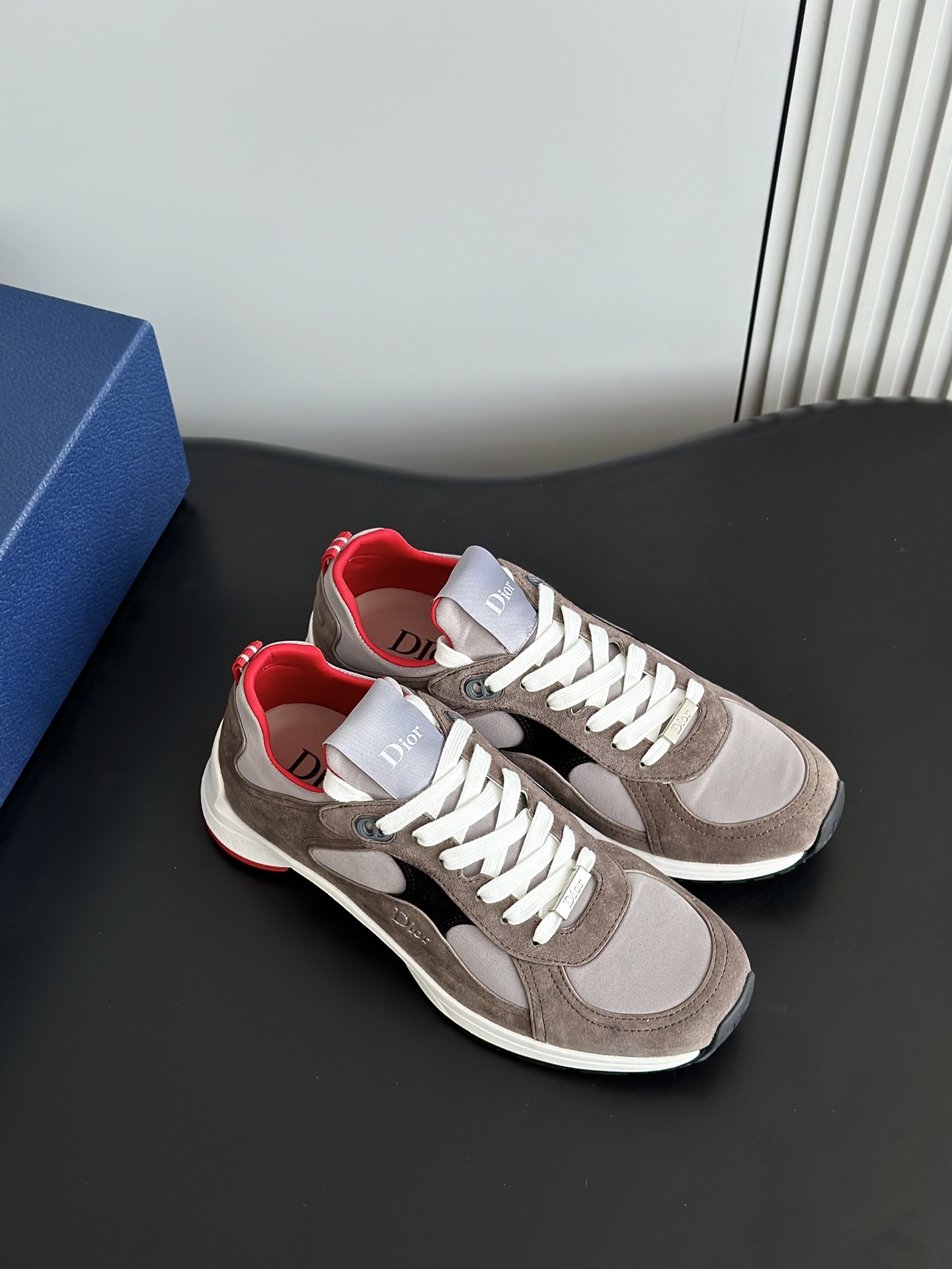 D*ior Mile Runner Neoprene Suede Sneaker（EU35-46）
