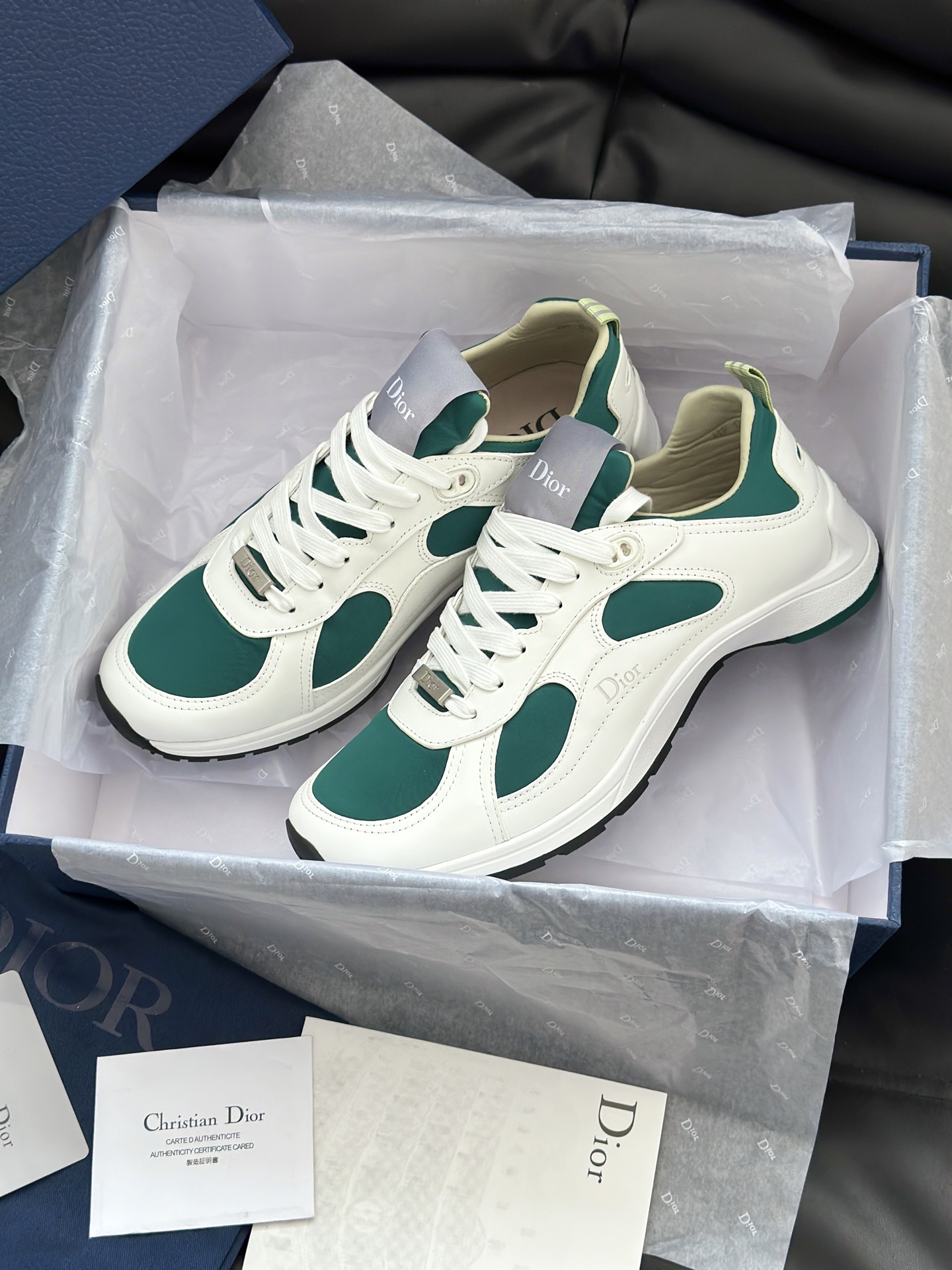 D*ior Mile Runner Neoprene Suede Sneaker（EU35-46）