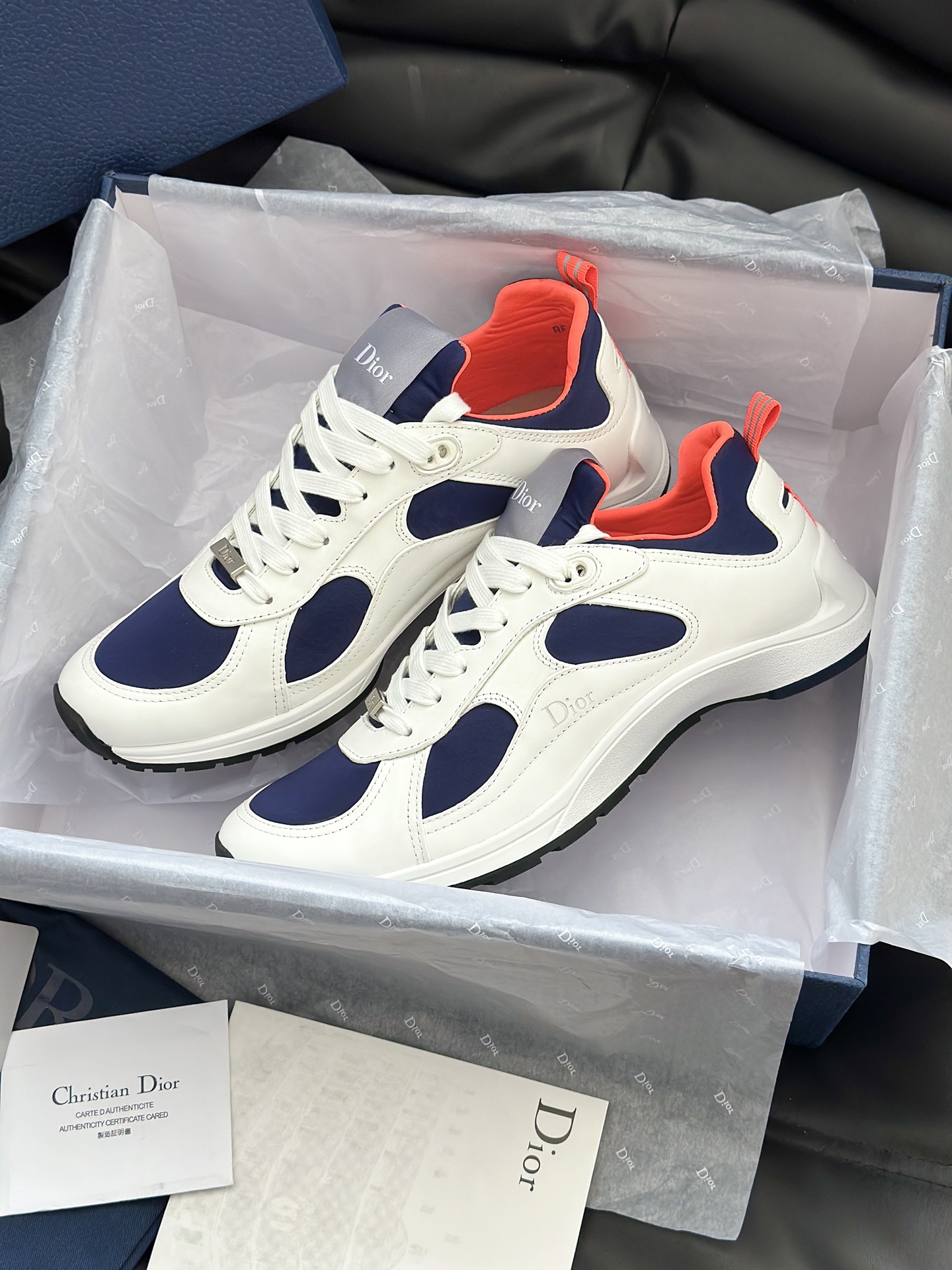 D*ior Mile Runner Neoprene Suede Sneaker（EU35-46）