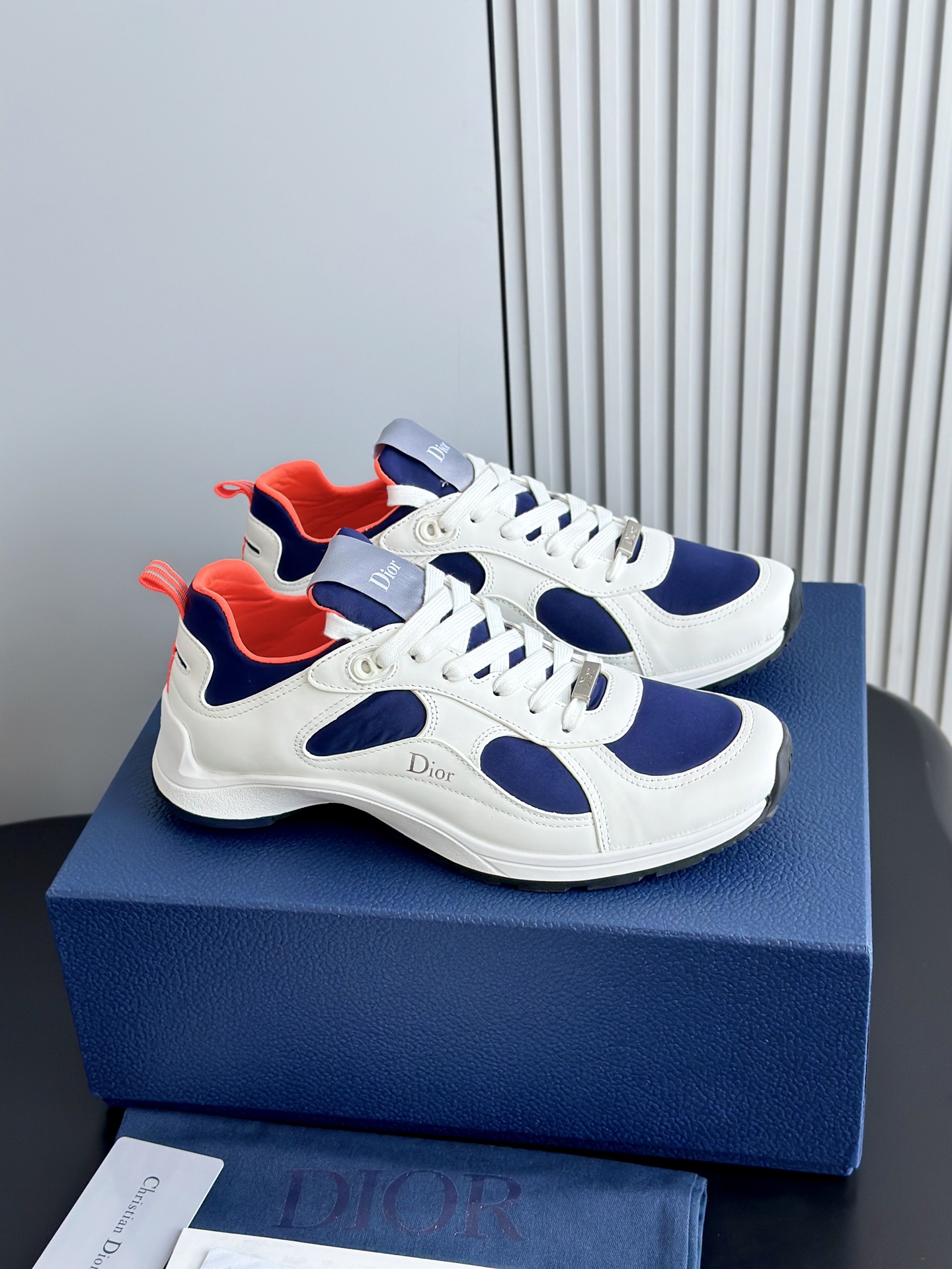 D*ior Mile Runner Neoprene Suede Sneaker（EU35-46）