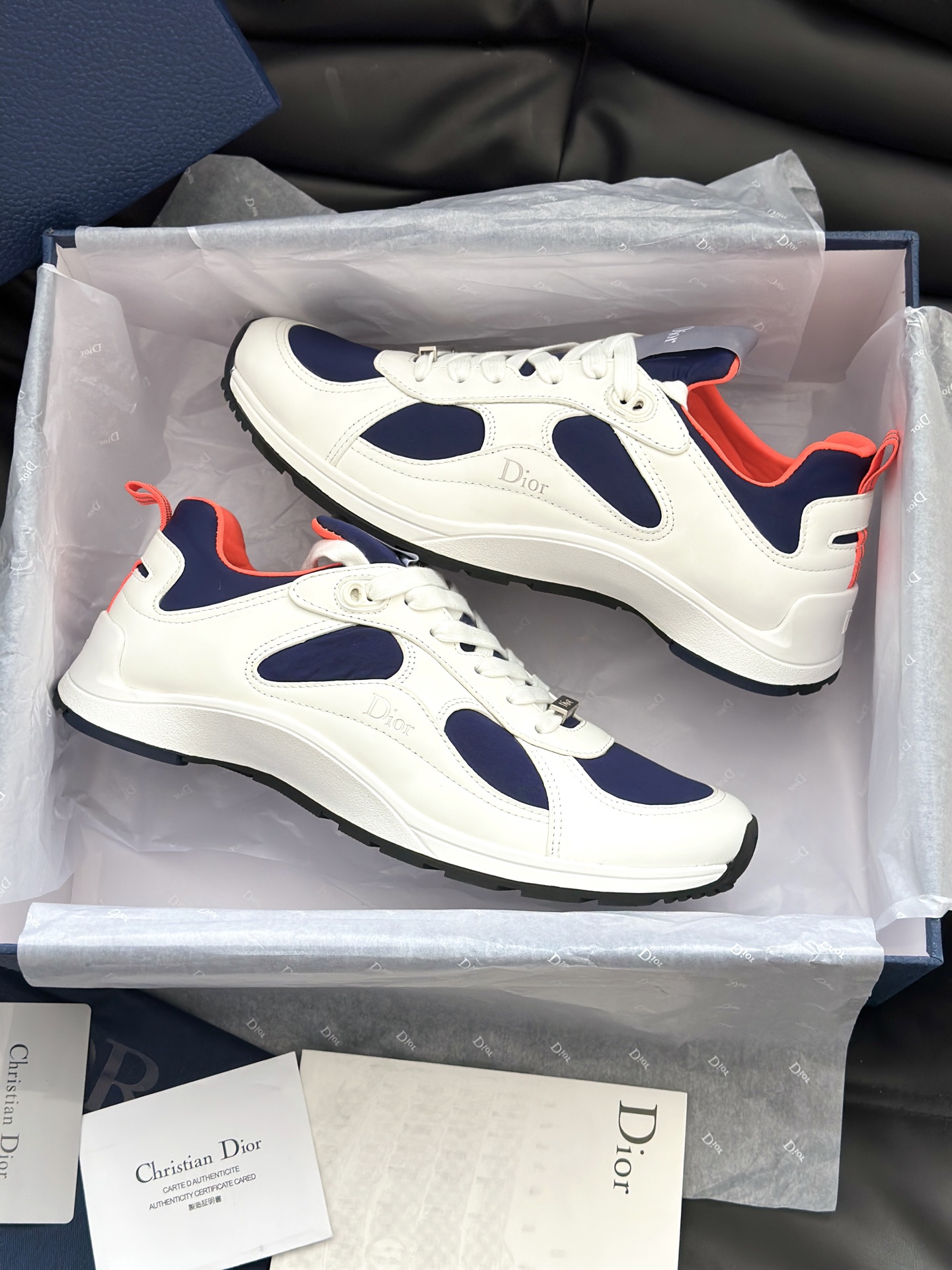 D*ior Mile Runner Neoprene Suede Sneaker（EU35-46）