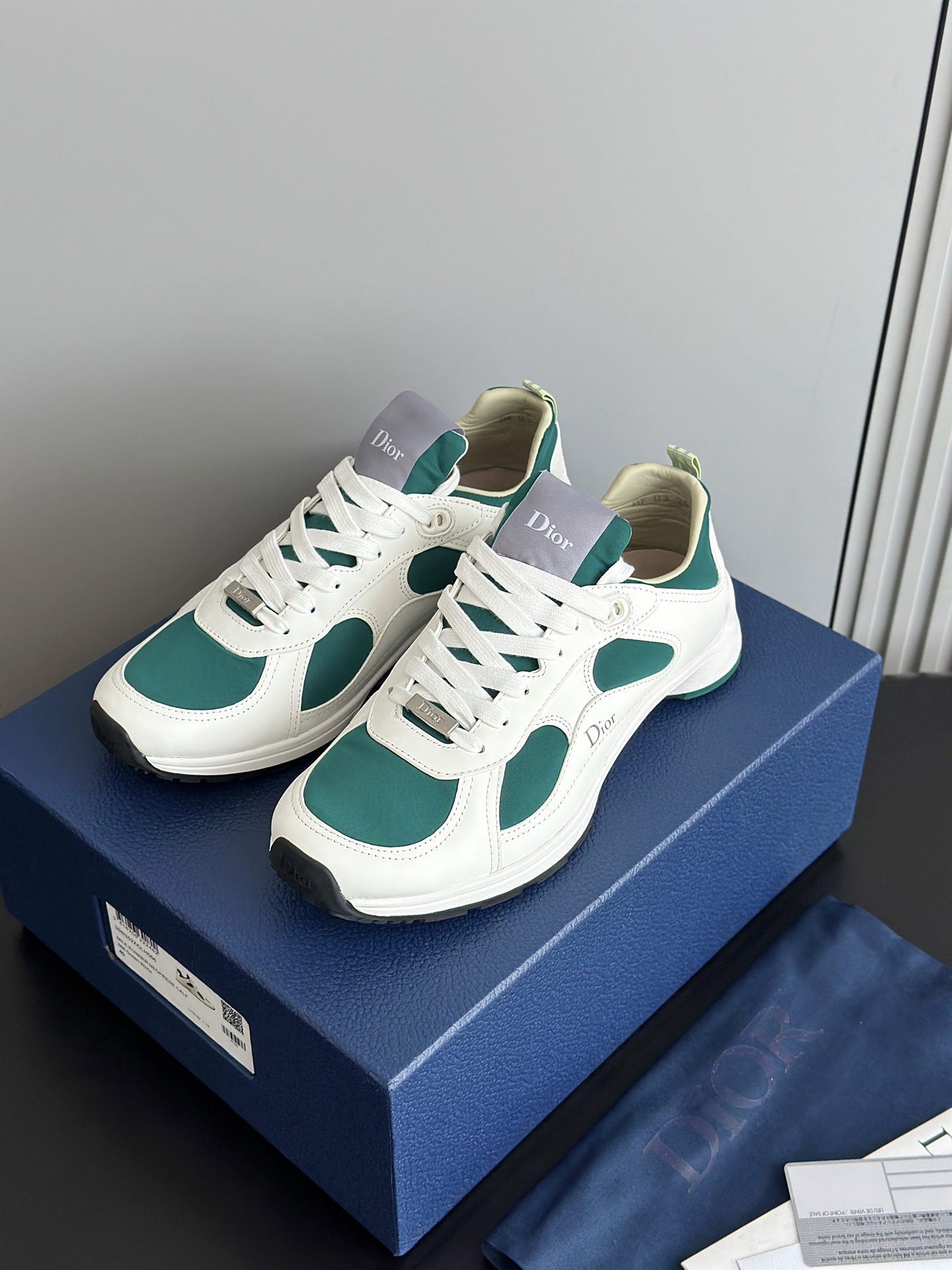 D*ior Mile Runner Neoprene Suede Sneaker（EU35-46）