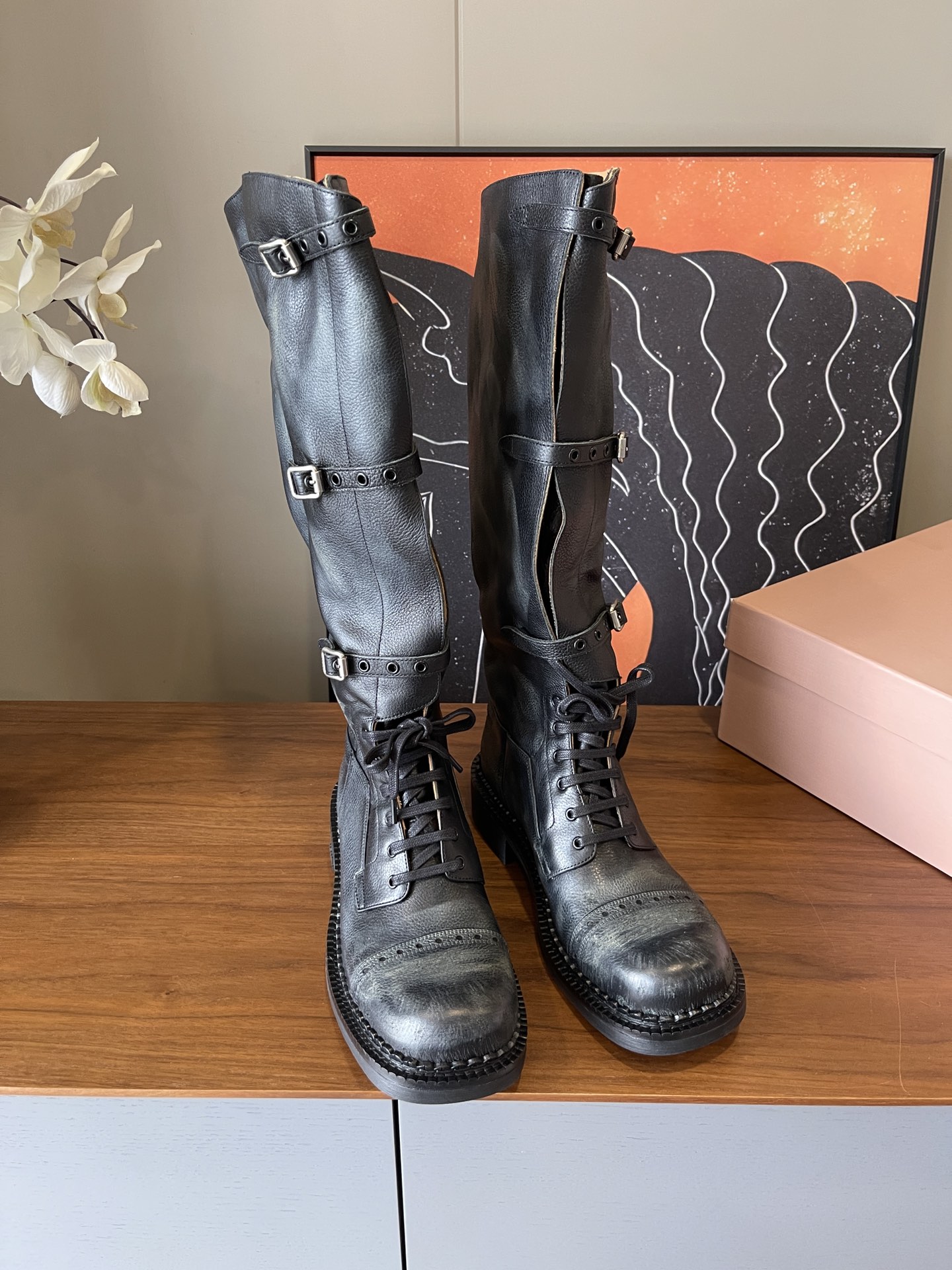 MiuM*iu 2025ss Boots(EU35-41)