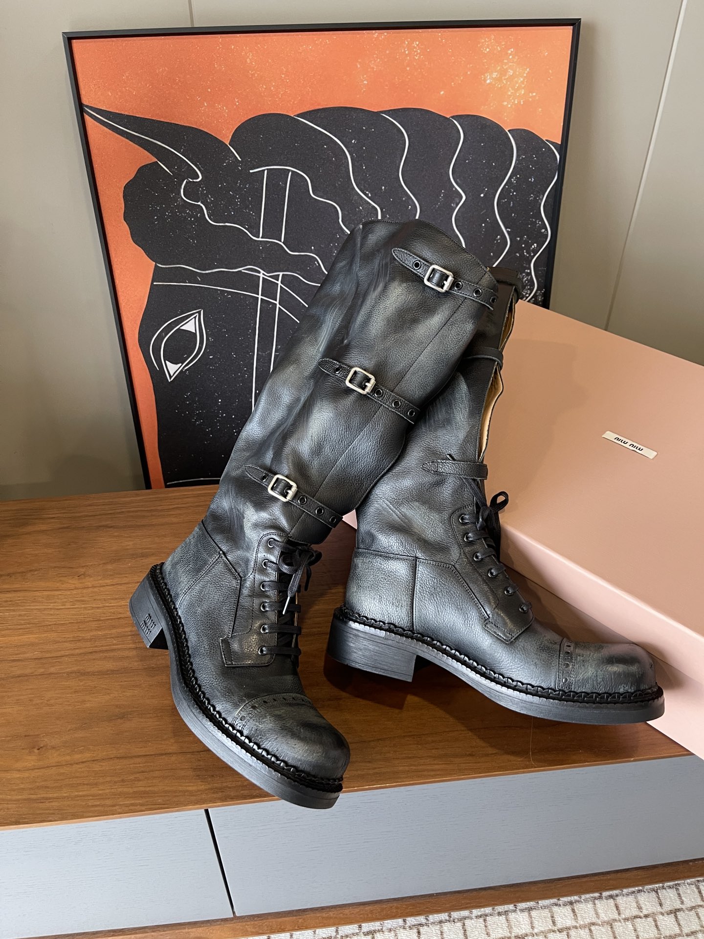 MiuM*iu 2025ss Boots(EU35-41)