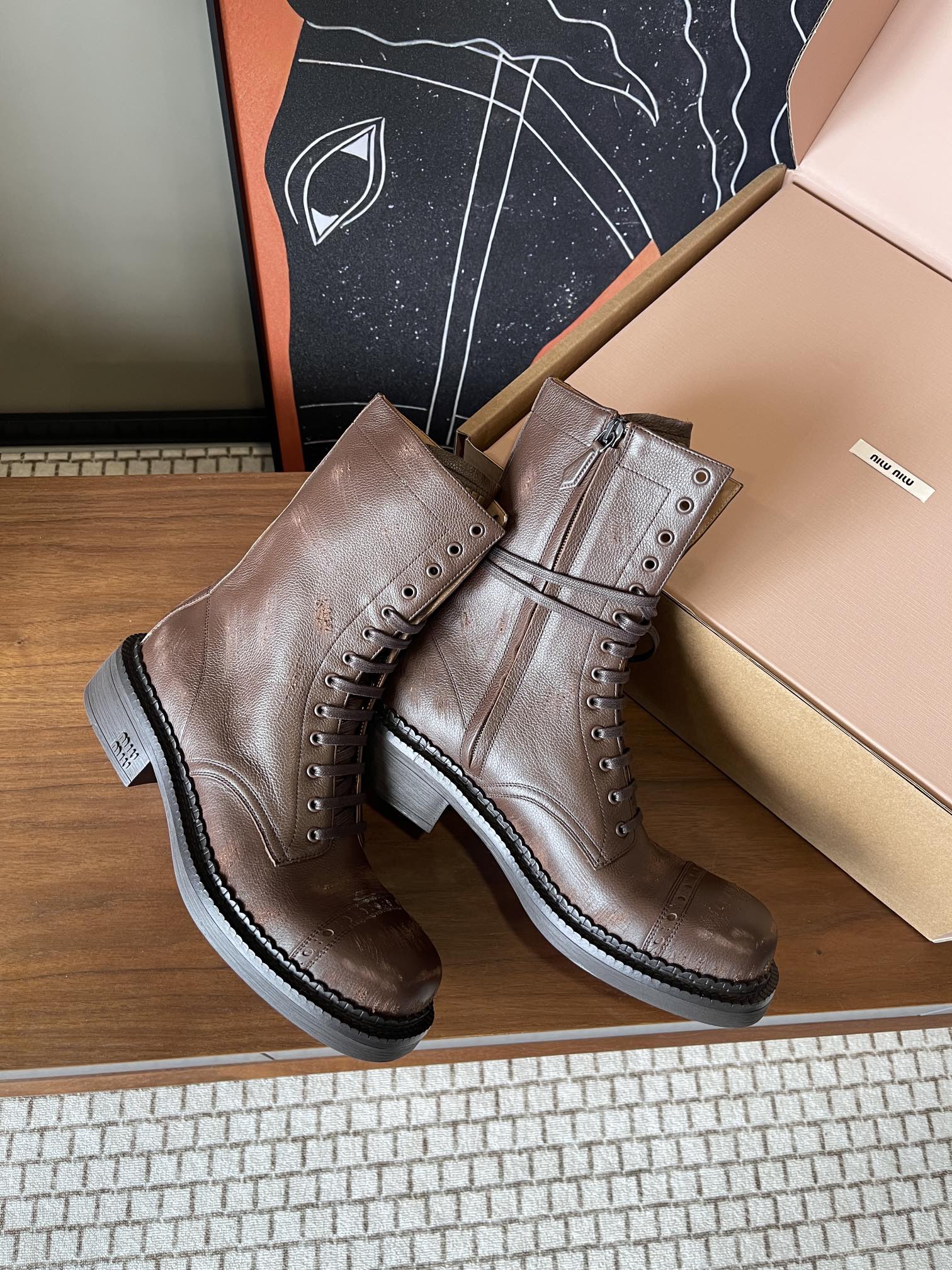 MiuM*u 25ss Boots(EU35-41)