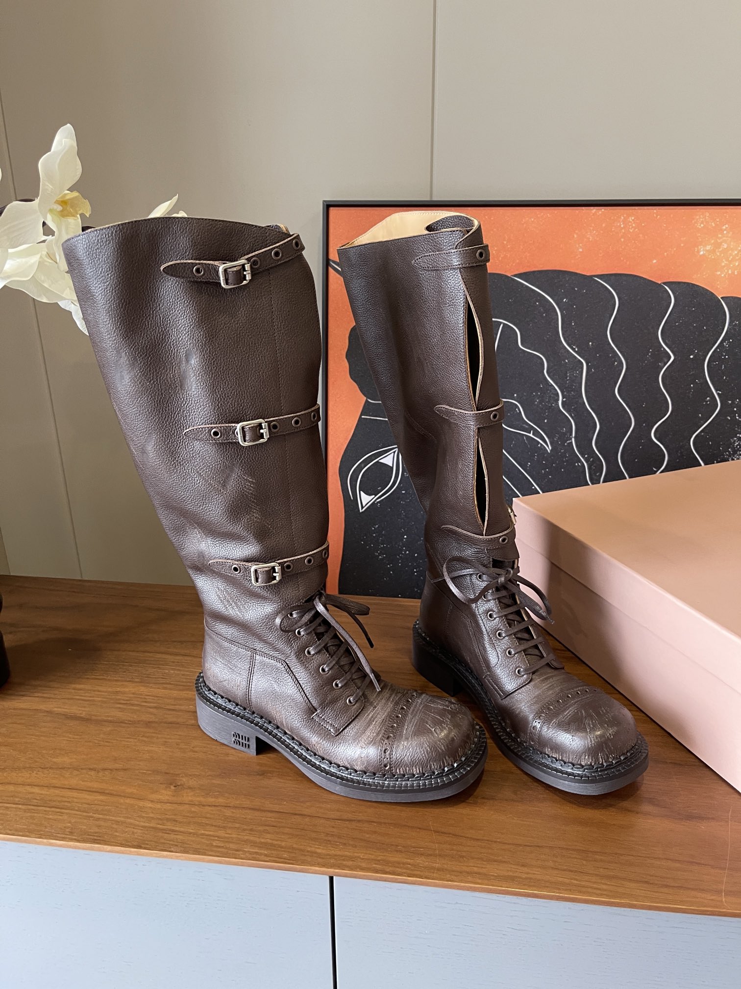 MiuM*iu 2025ss Boots(EU35-41)