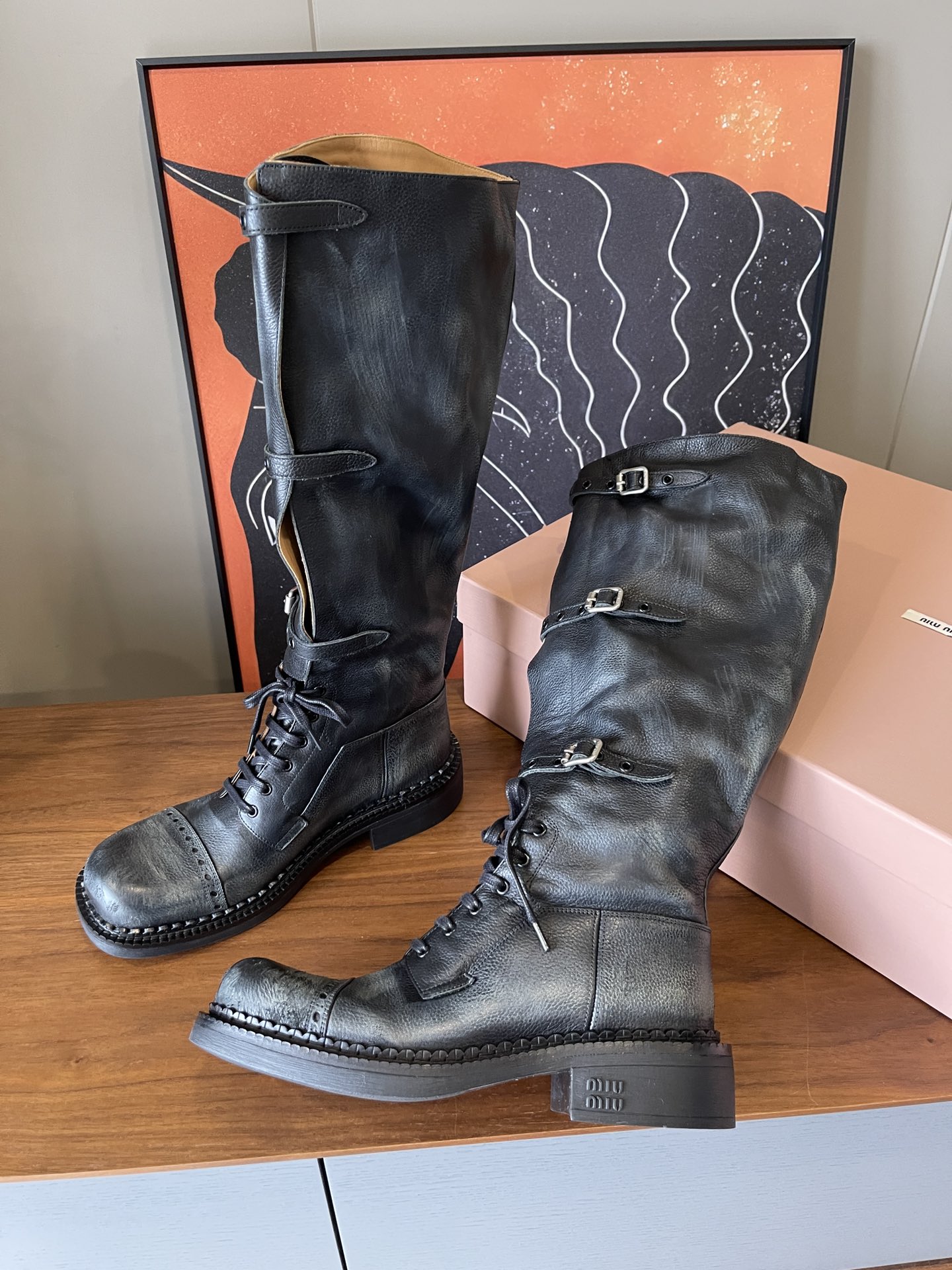 MiuM*iu 2025ss Boots(EU35-41)