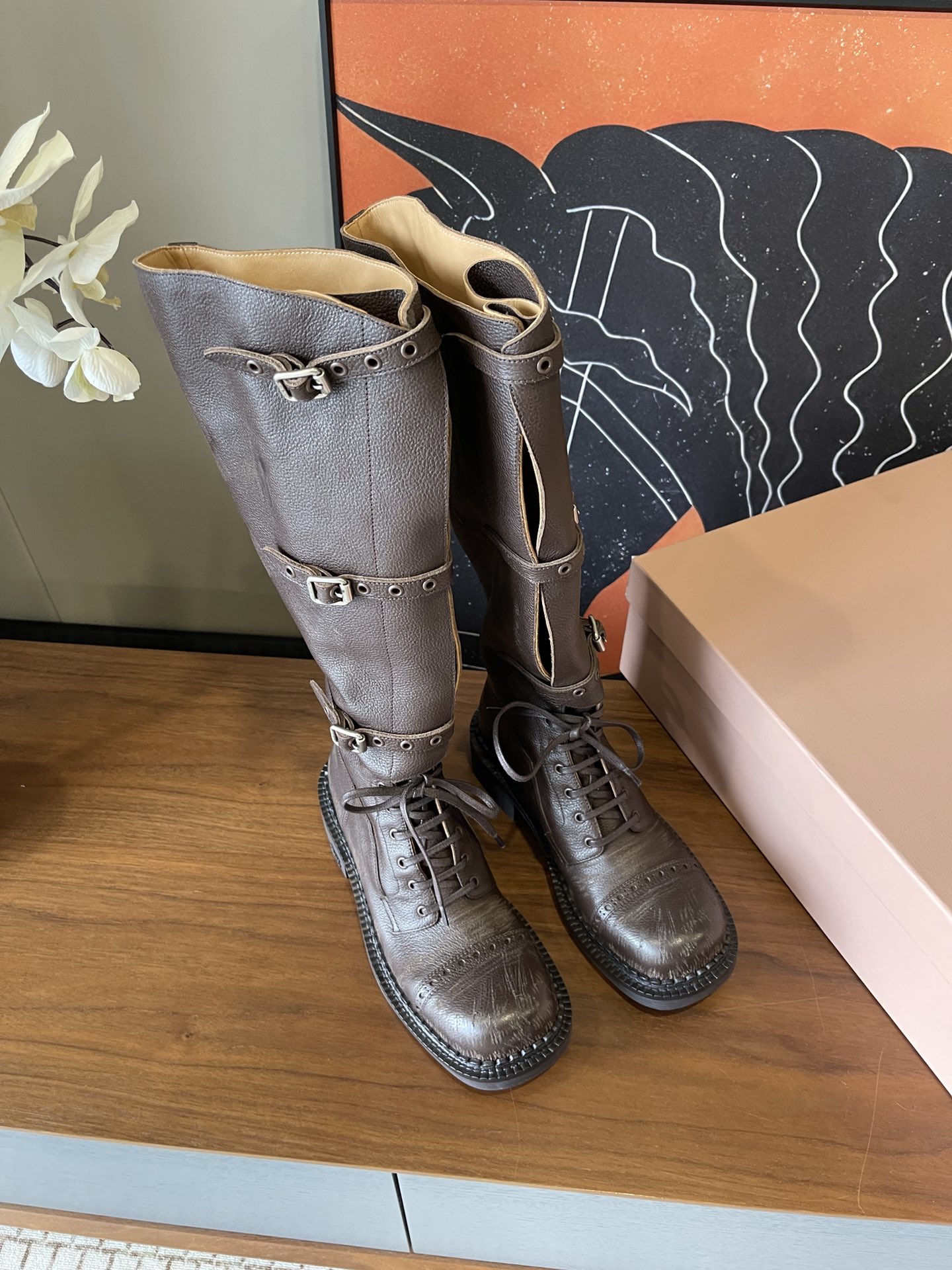 MiuM*iu 2025ss Boots(EU35-41)