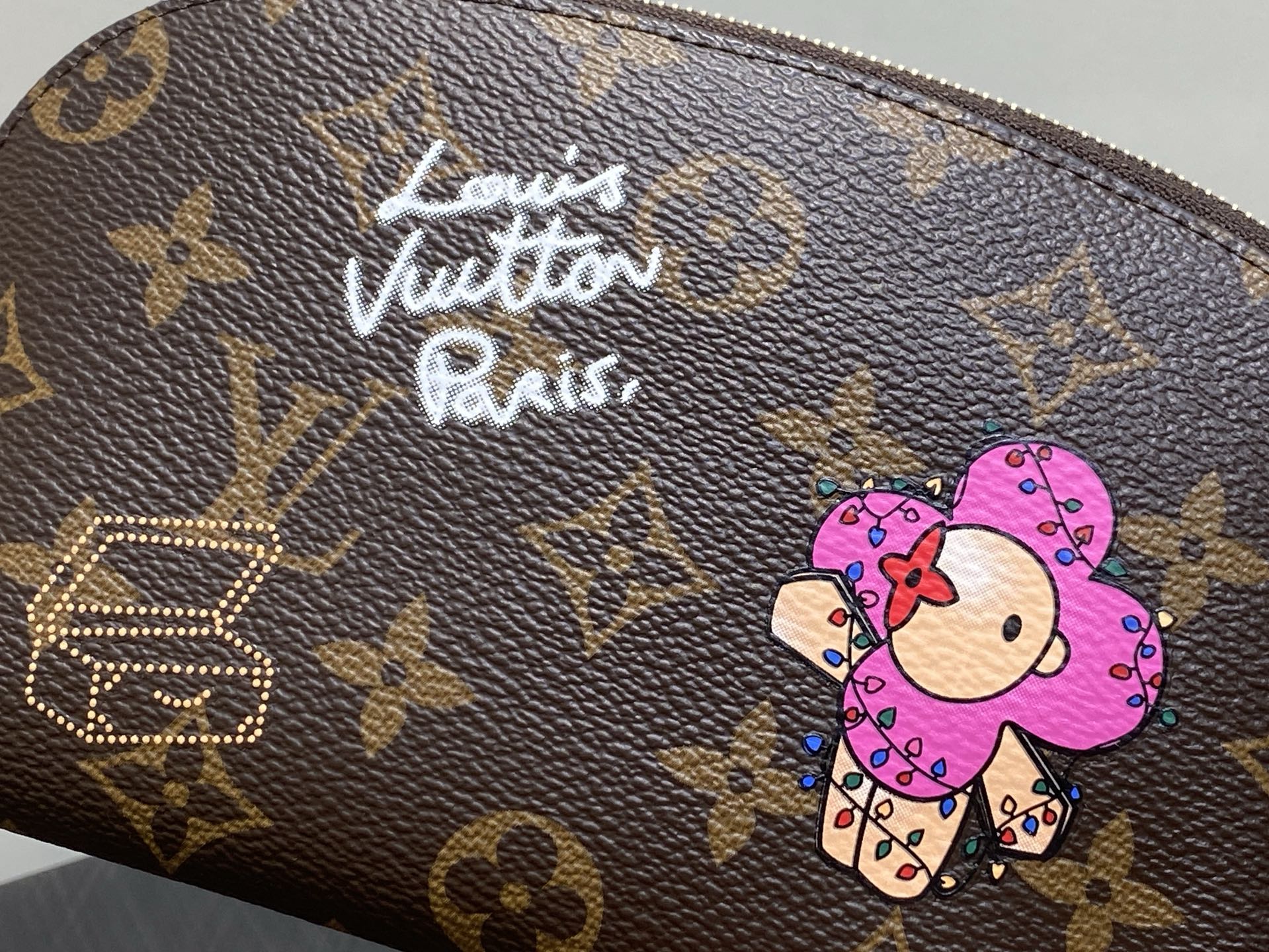 复制Louis Vu*itton Pochette Cosmétique Cosmetic Bag(19 x 12 x 6CM)