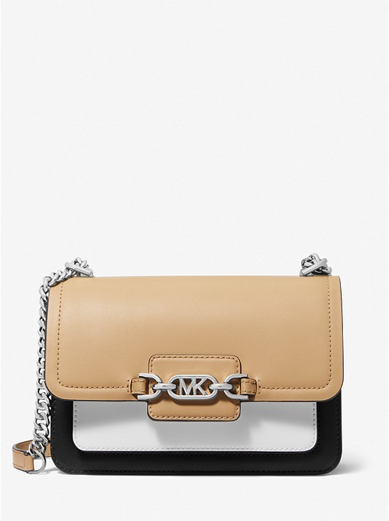 Heather Large Logo Shoulder Bag