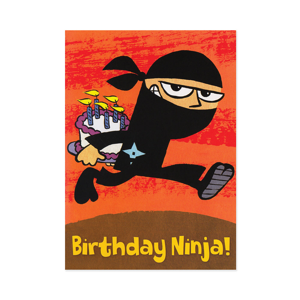 Ninja Birthday Card