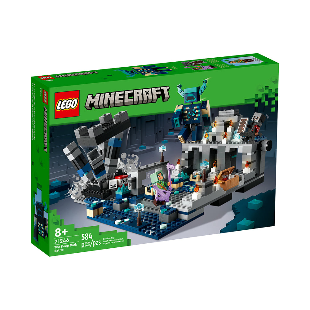Accompanytoys - LEGO Minecraft The Deep Dark Battle 21246 Building Toy Set (584 Pieces)