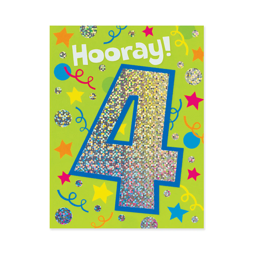 Age 4 Enclosure Card
