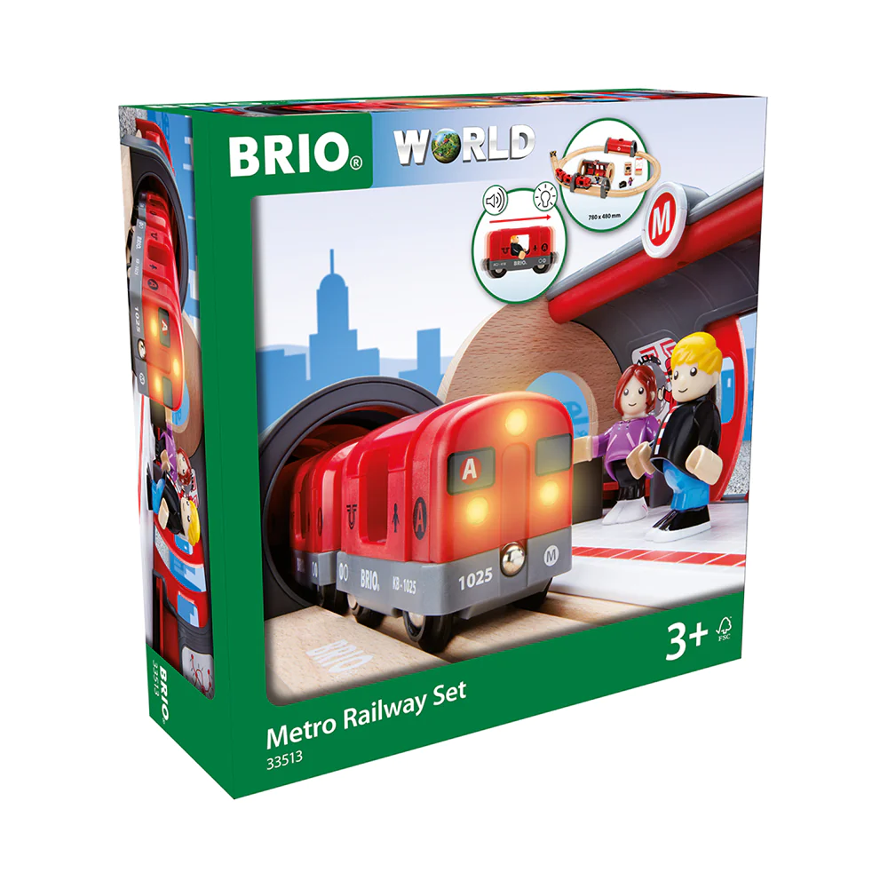 BRIO Metro Railway Set