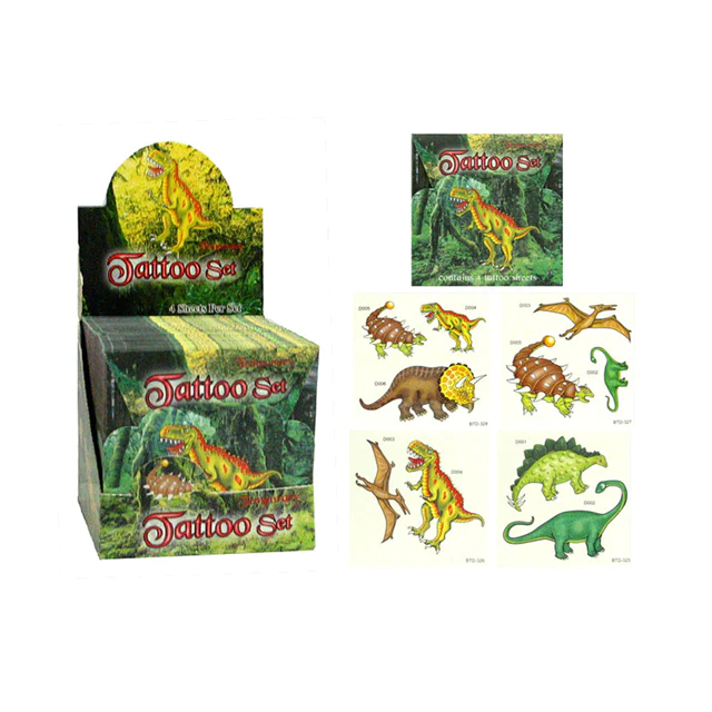 Dino Tattoos Assorted