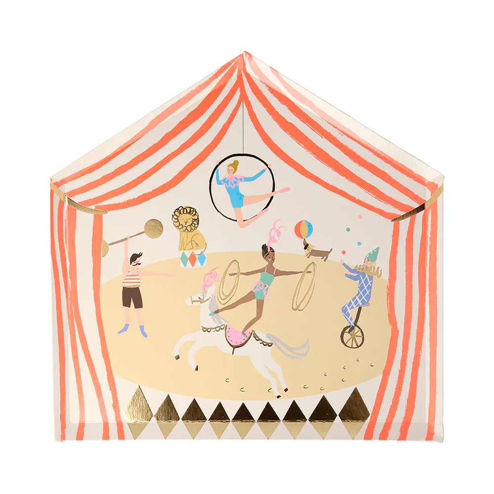 Circus Parade Plates 8pk