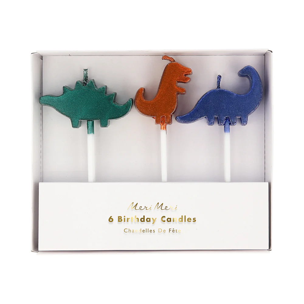Dinosaur Candles 6pk