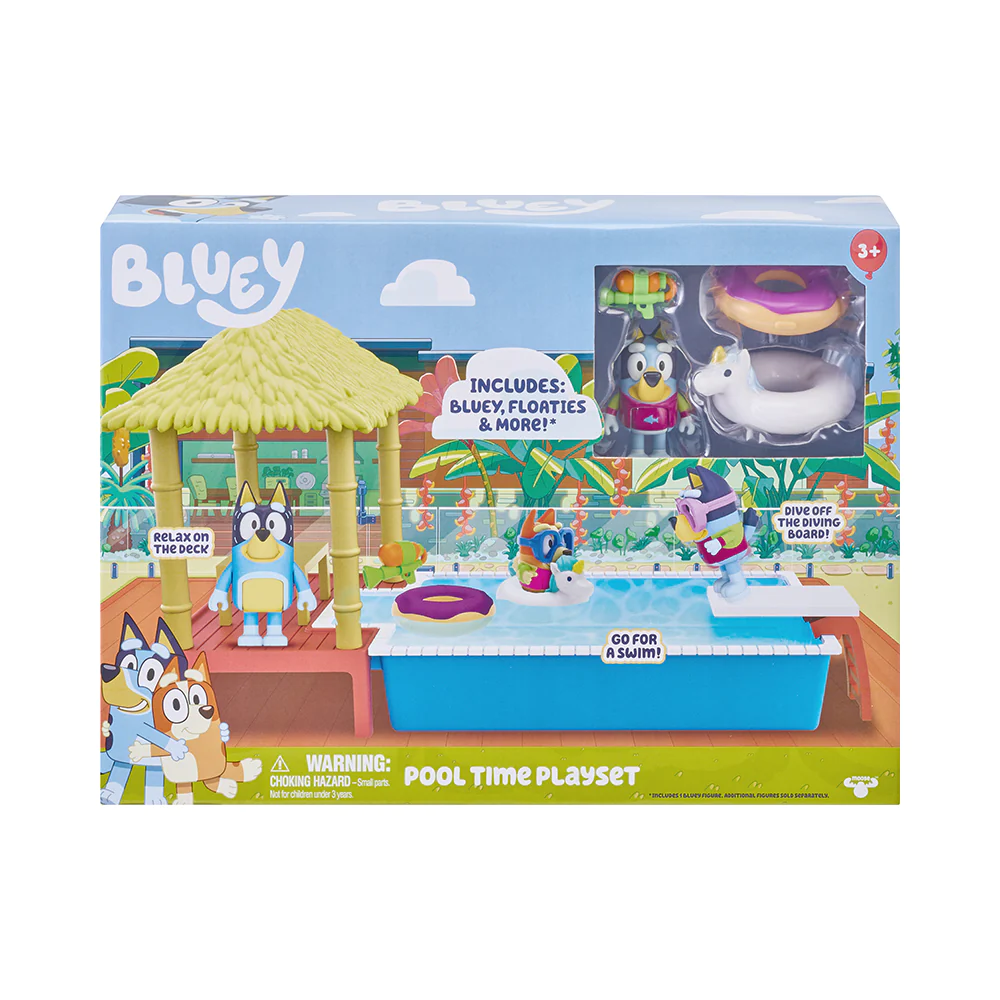 Bluey S4 Pool Time Playset