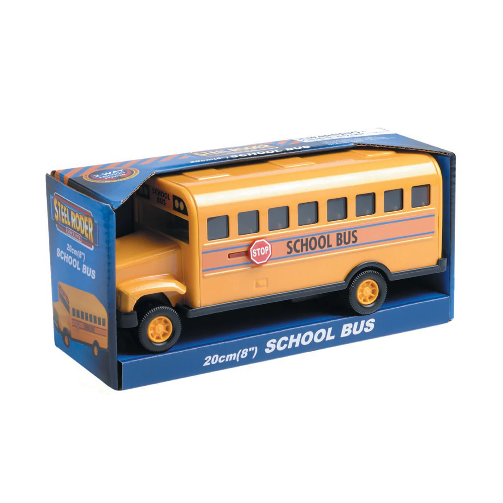 Pullback Metal School Bus