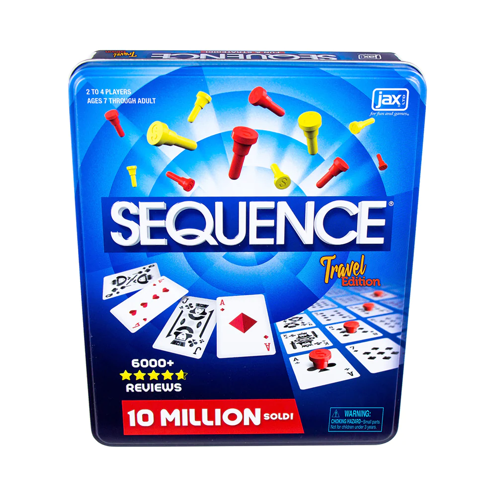 Sequence Game Travel Tin
