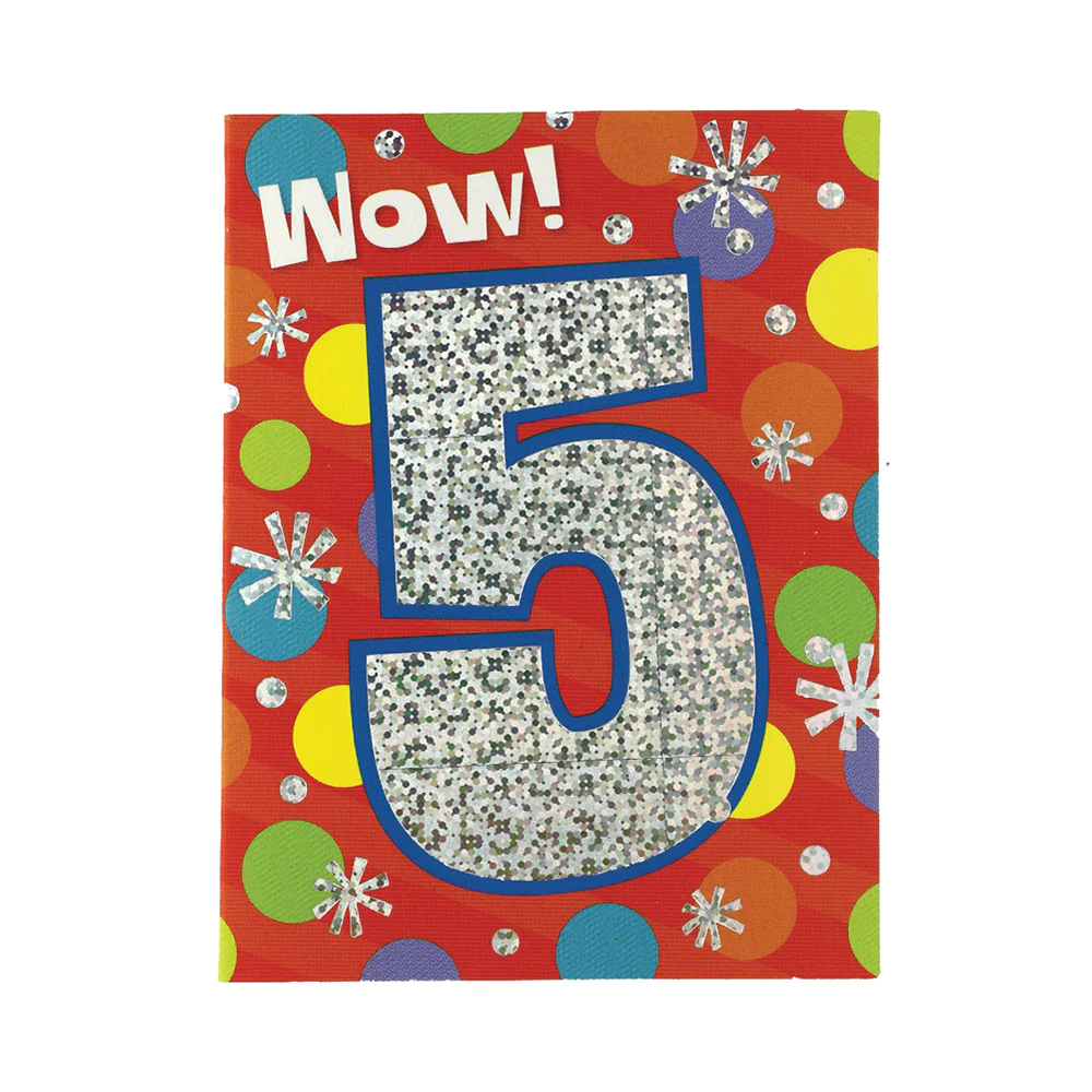 Age 5 Enclosure Card