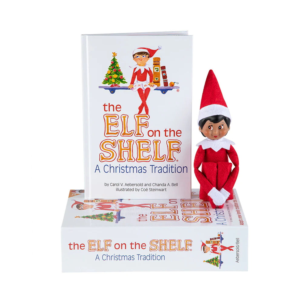 The Elf On The Shelf A Christmas Tradition Book and Doll - Deep Tone Girl