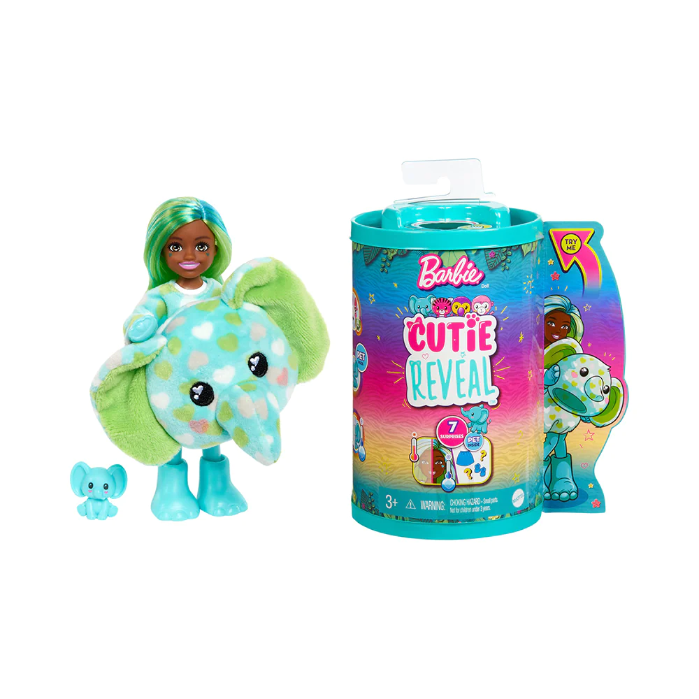 Barbie Small Dolls And Accessories, Cutie Reveal Chelsea Dolls, Jungle Series