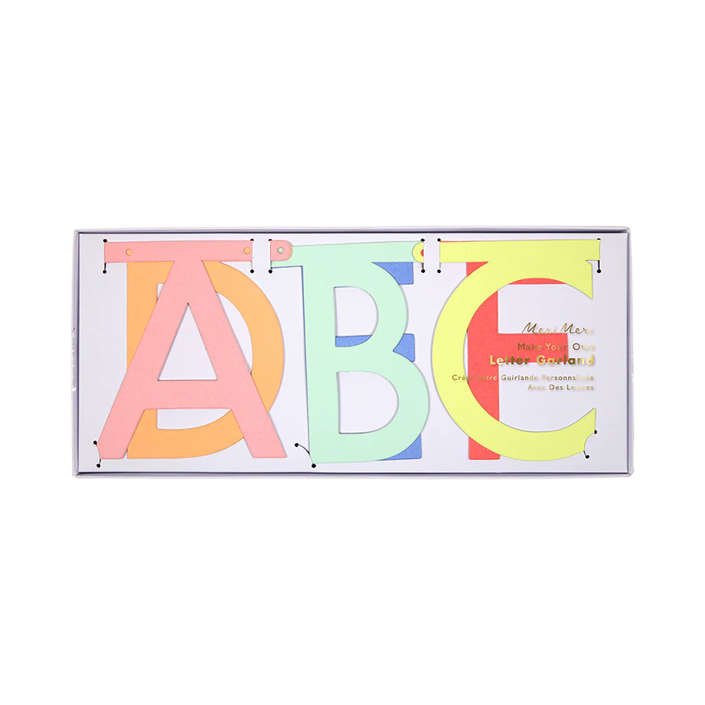 Letter Garland Kit Neon