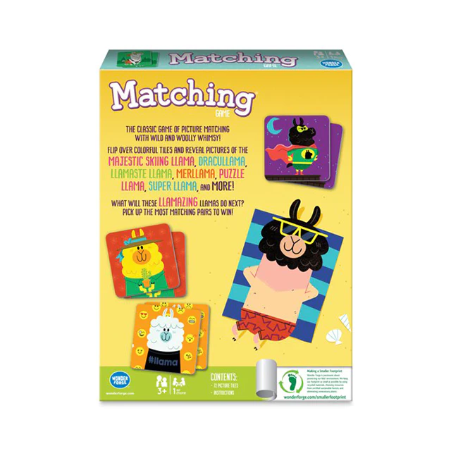 Llama Matching Game