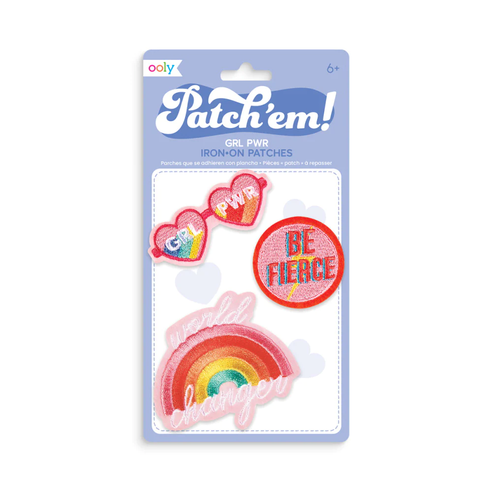 Ooly GRL PWR Patches
