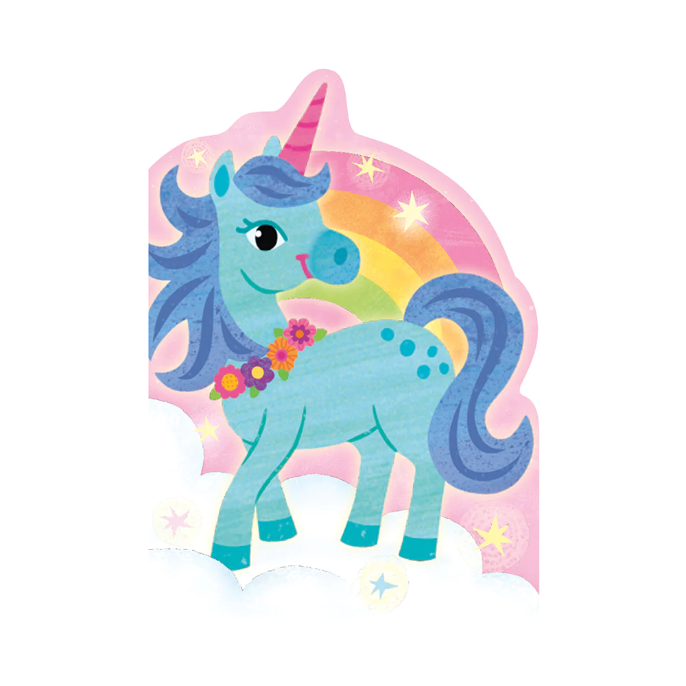 Unicorn And Rainbow Card