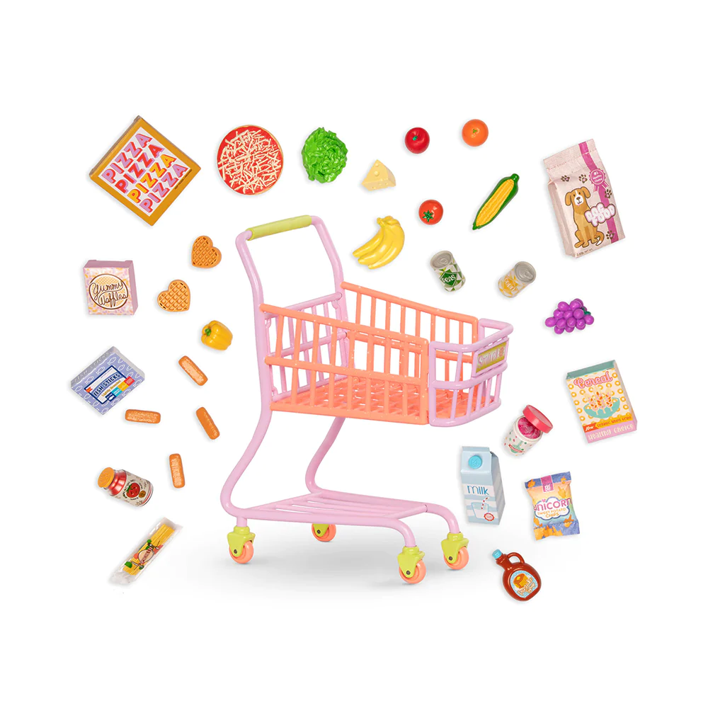 Glitter Girls Grocery Cart