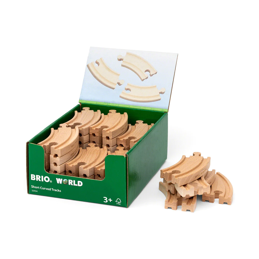 BRIO Short Curved Tracks