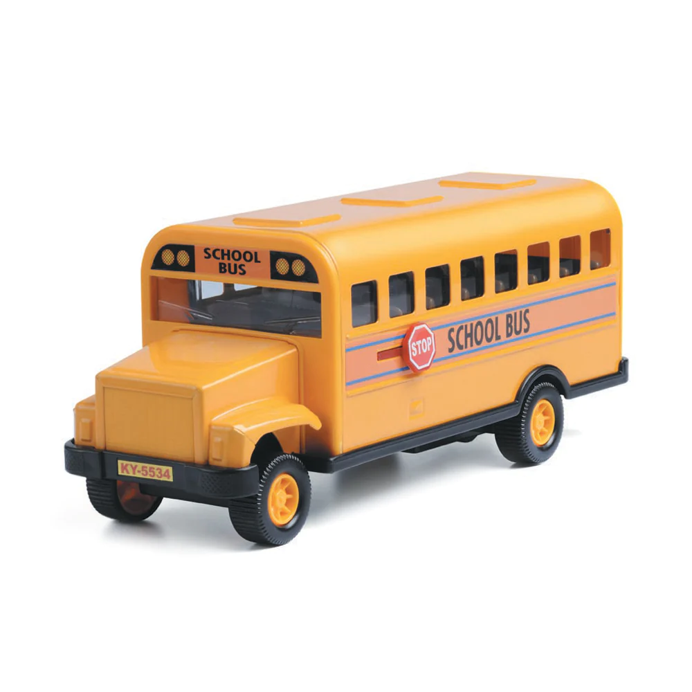 Pullback Metal School Bus