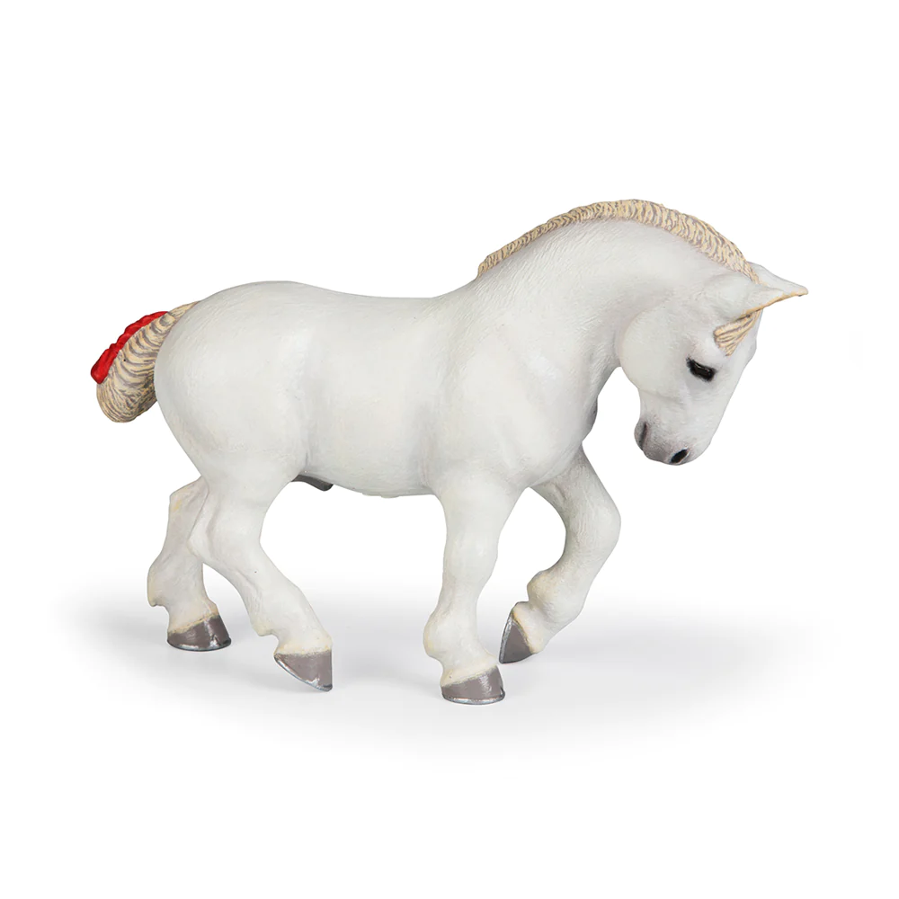 Papo White Percheron