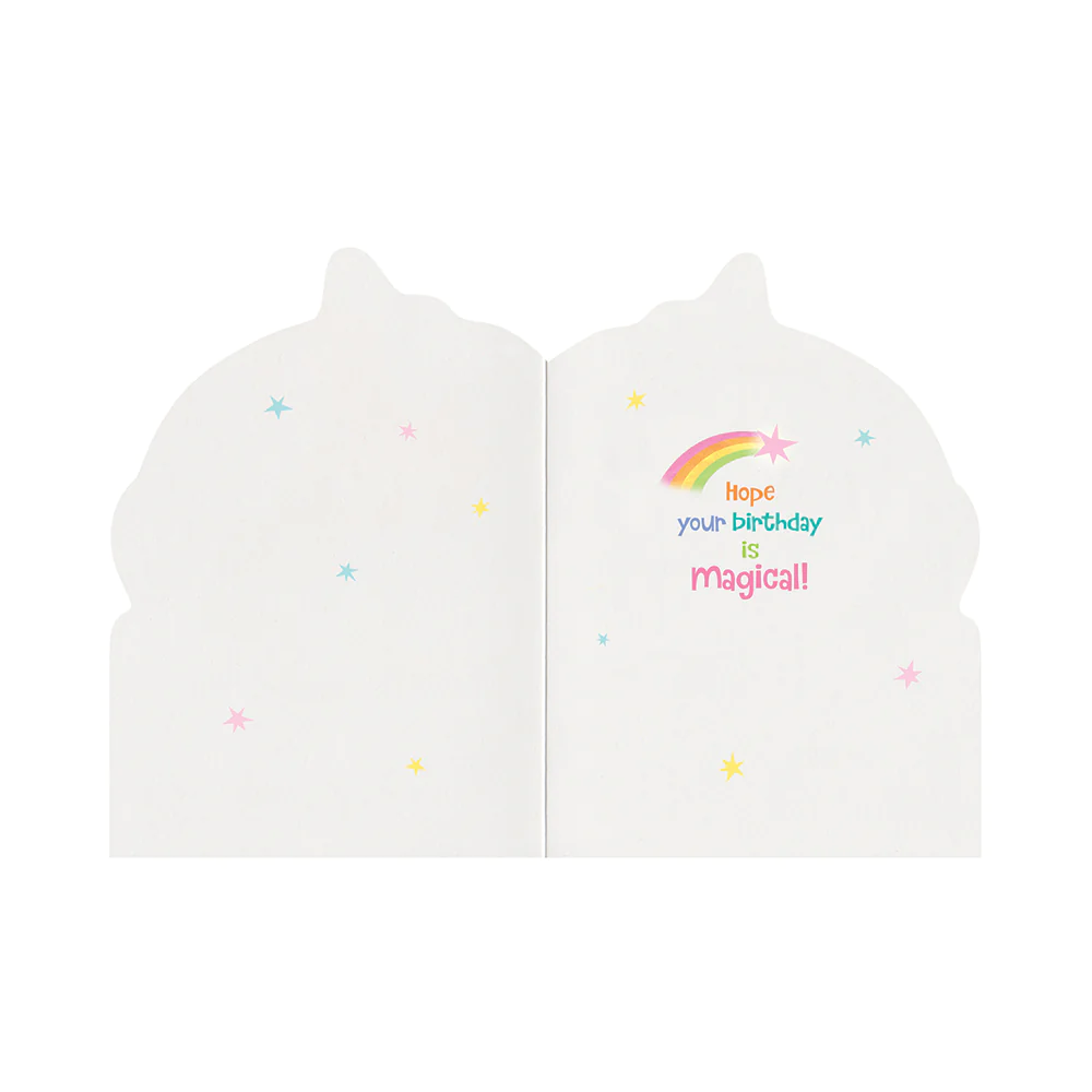 Unicorn And Rainbow Card