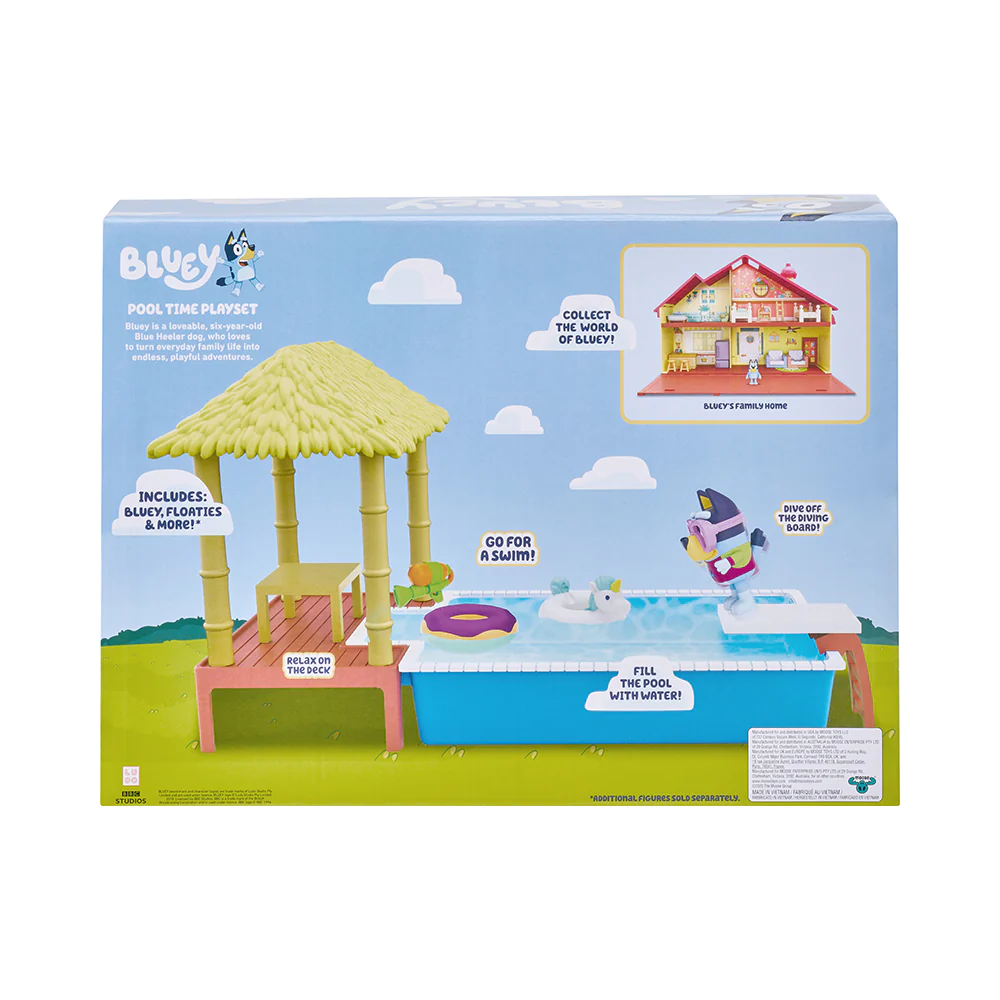 Bluey S4 Pool Time Playset
