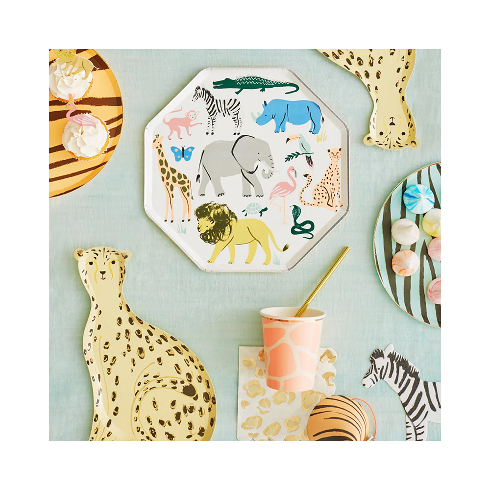 Safari Animal Dinner Plate