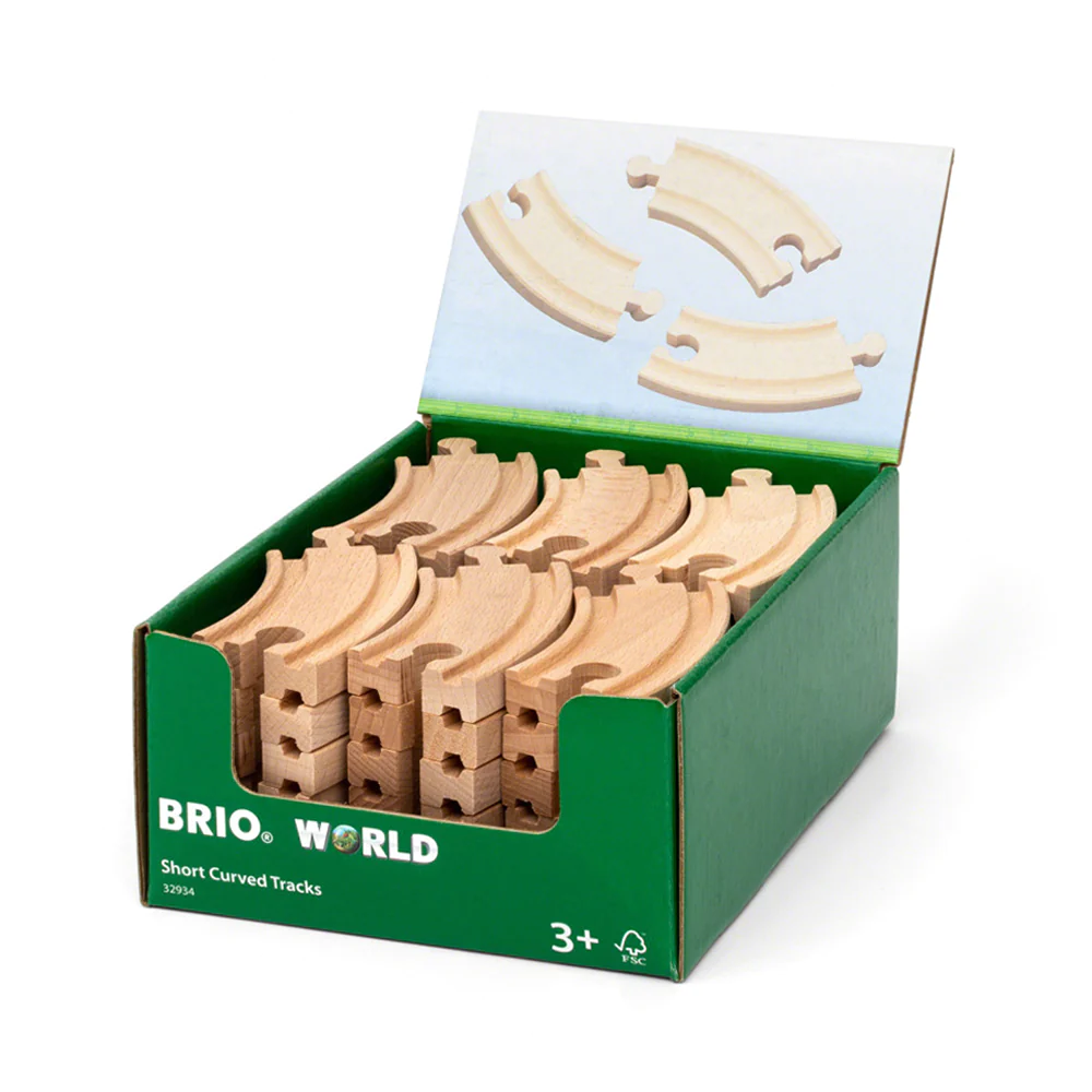 BRIO Short Curved Tracks