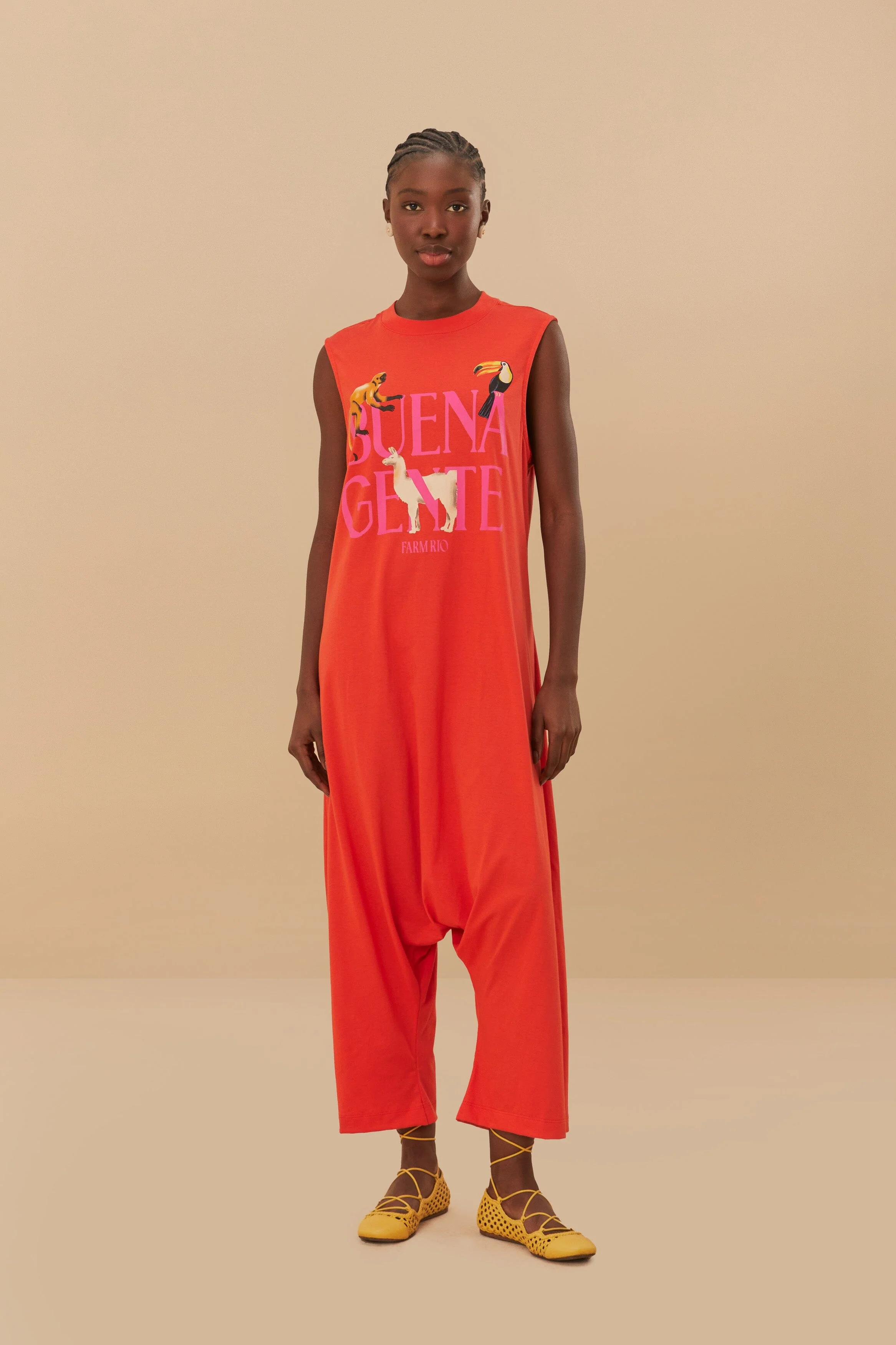 Red Buena Gente Jumpsuit