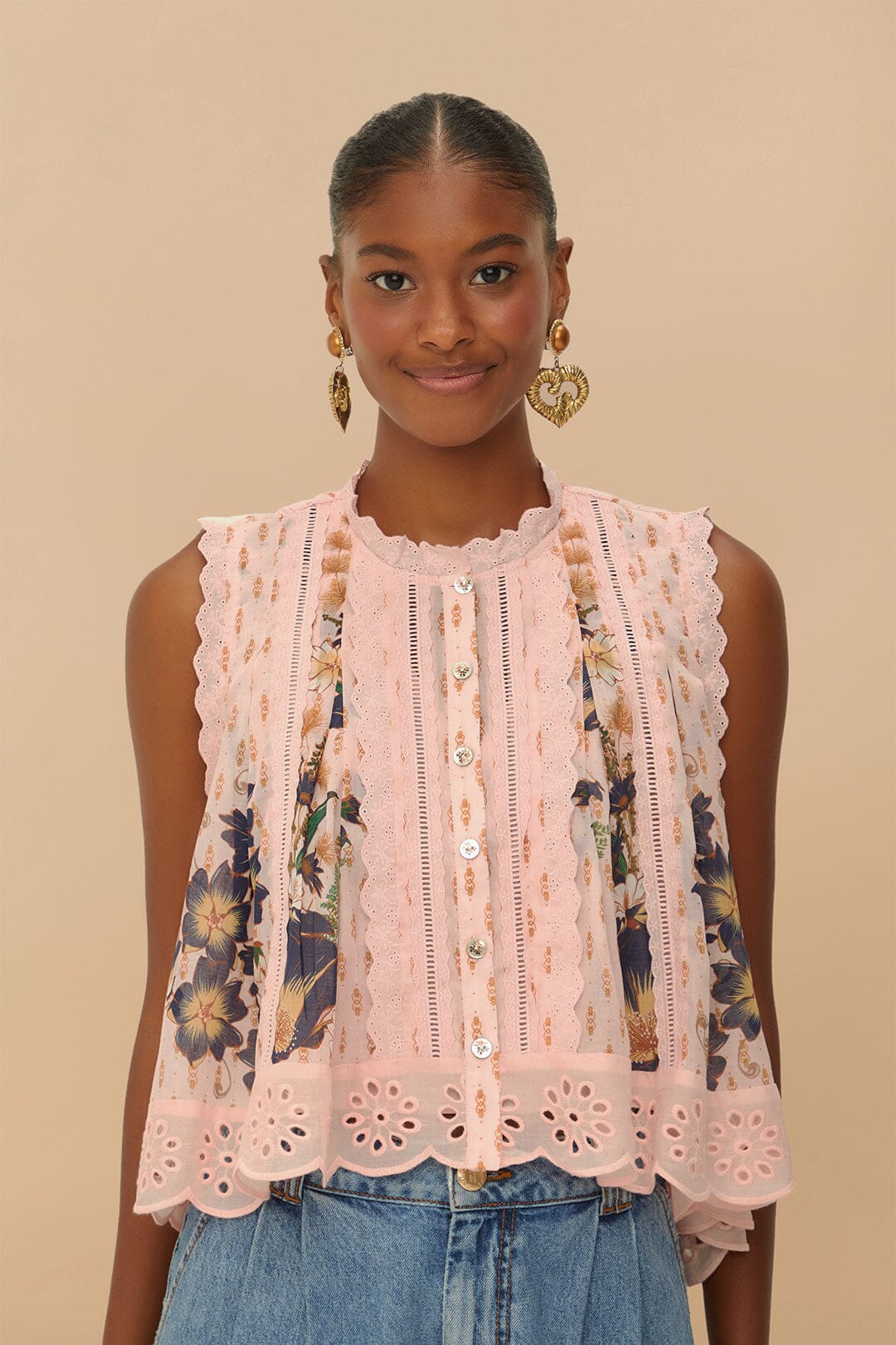 Pink Dream Garden Blouse