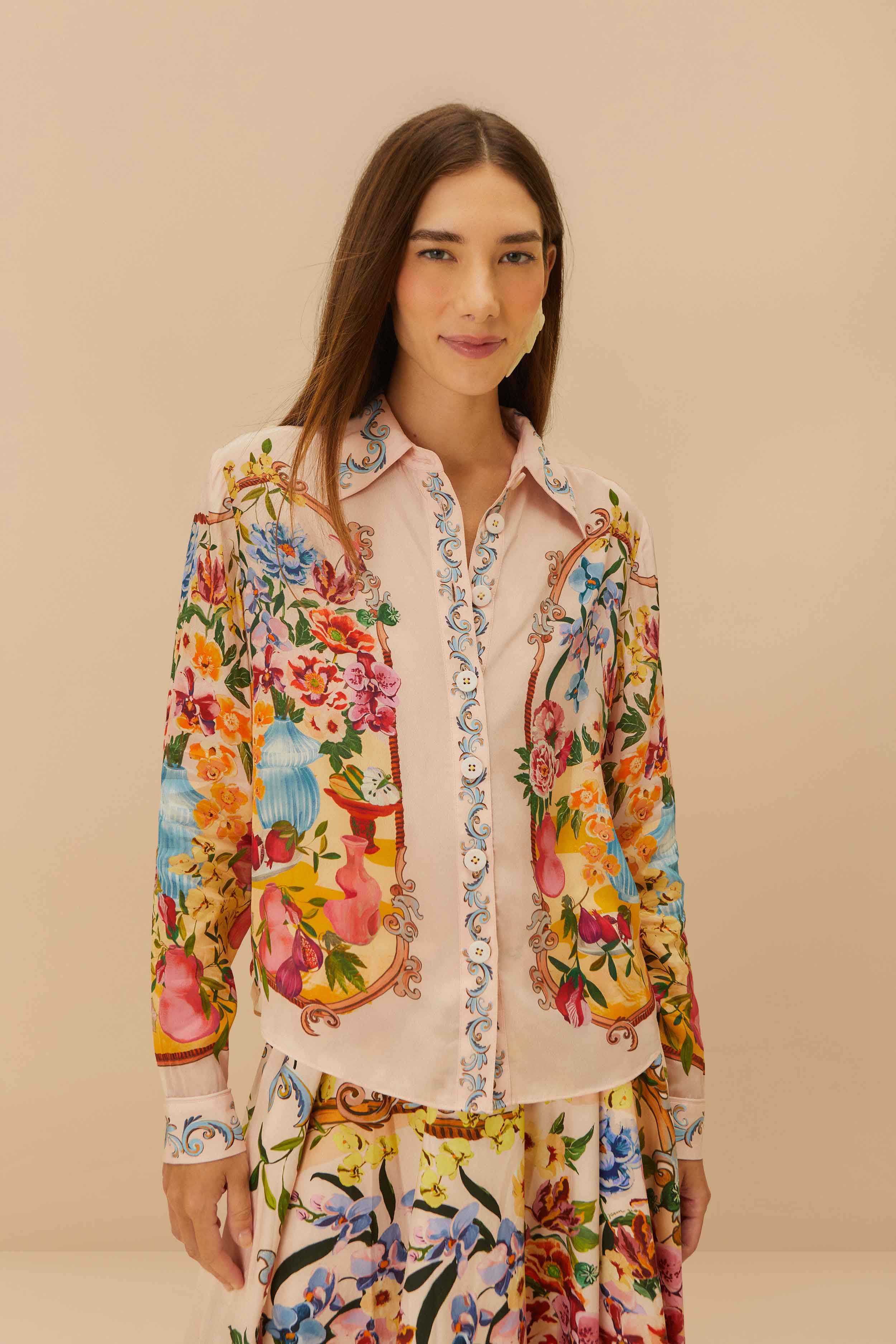 Pink Garden Terrace Shirt