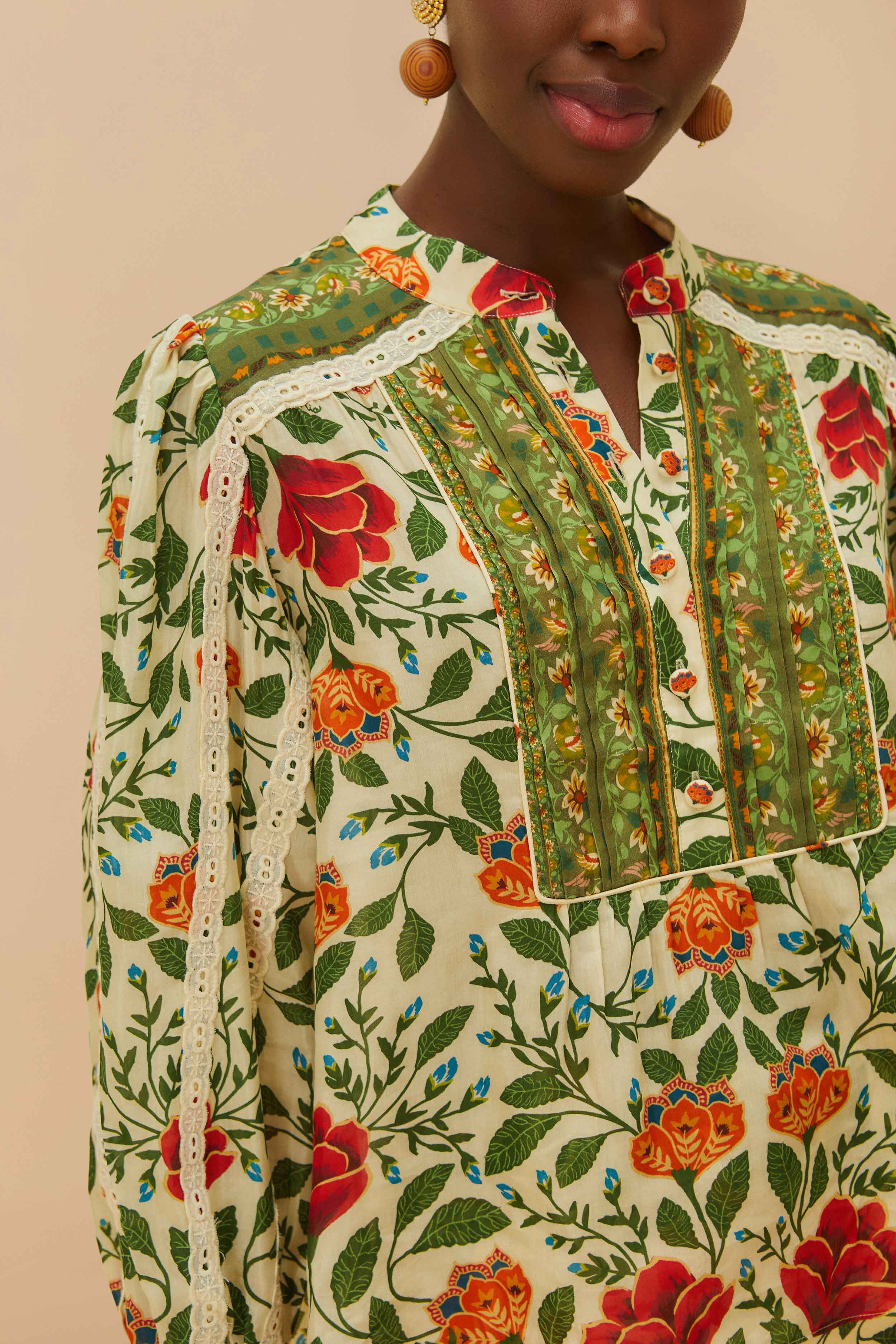 Sand Garden Tapestry Blouse